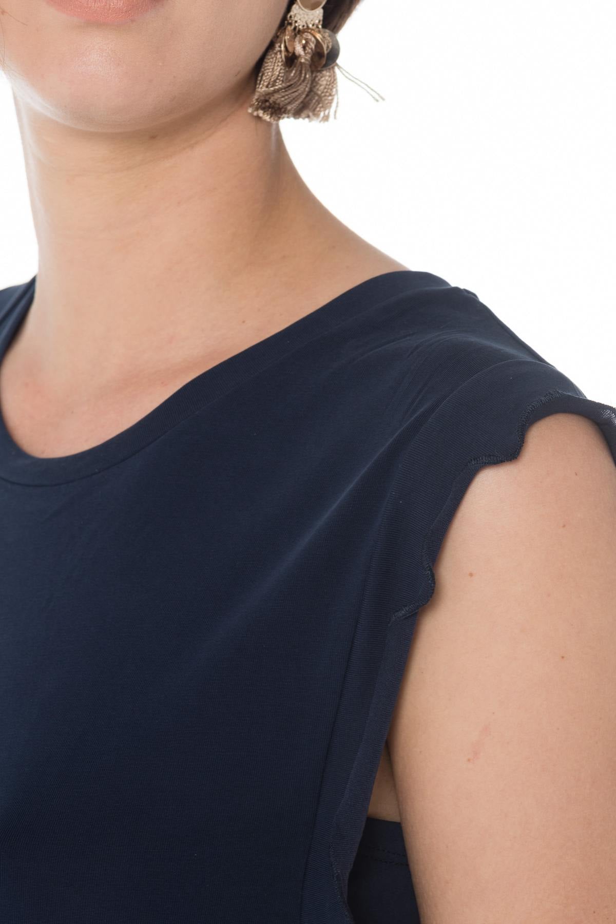 Chic navy blue tank top - Image n°5