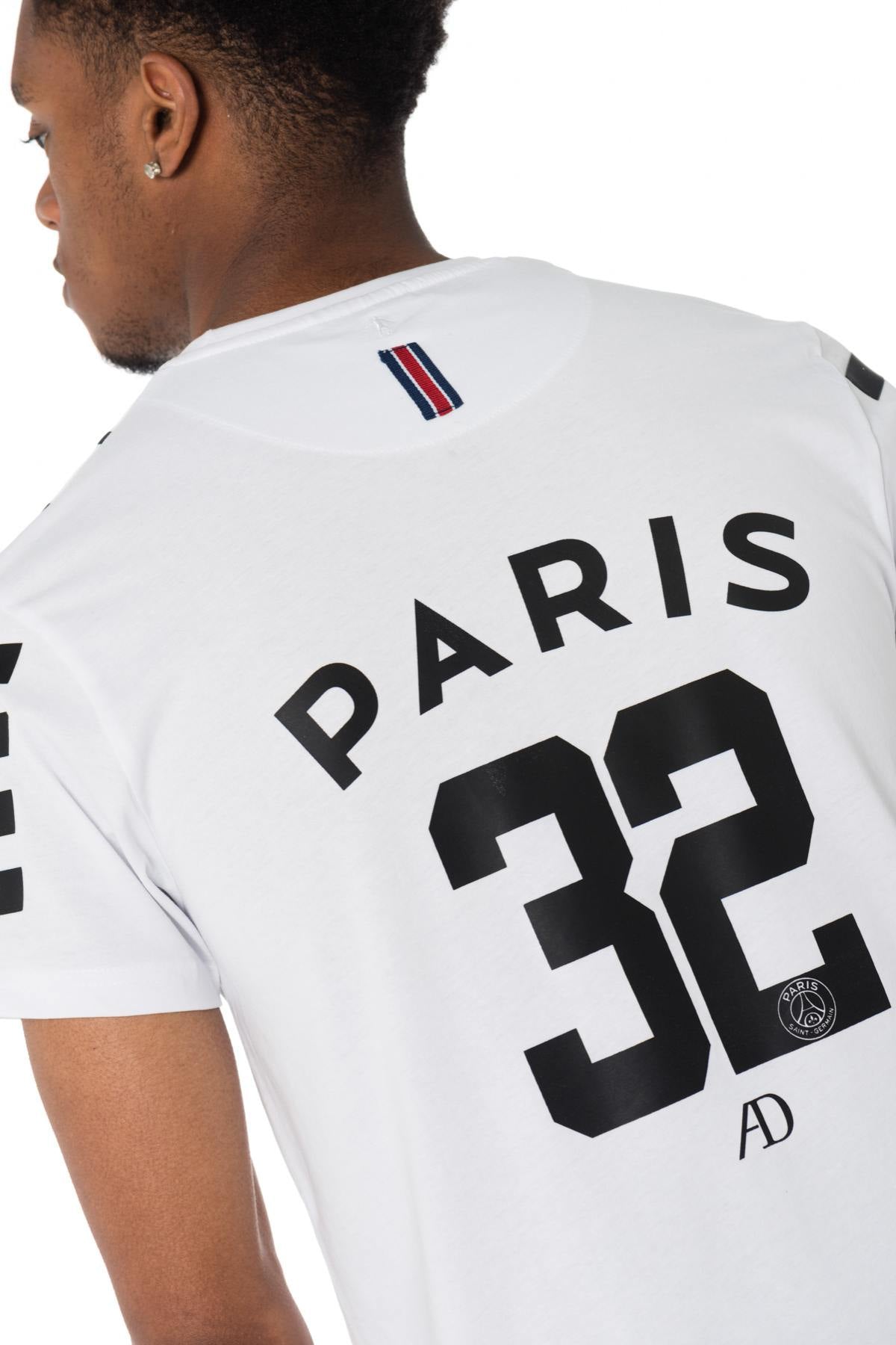 White and black PSG t-shirt - Image n°5