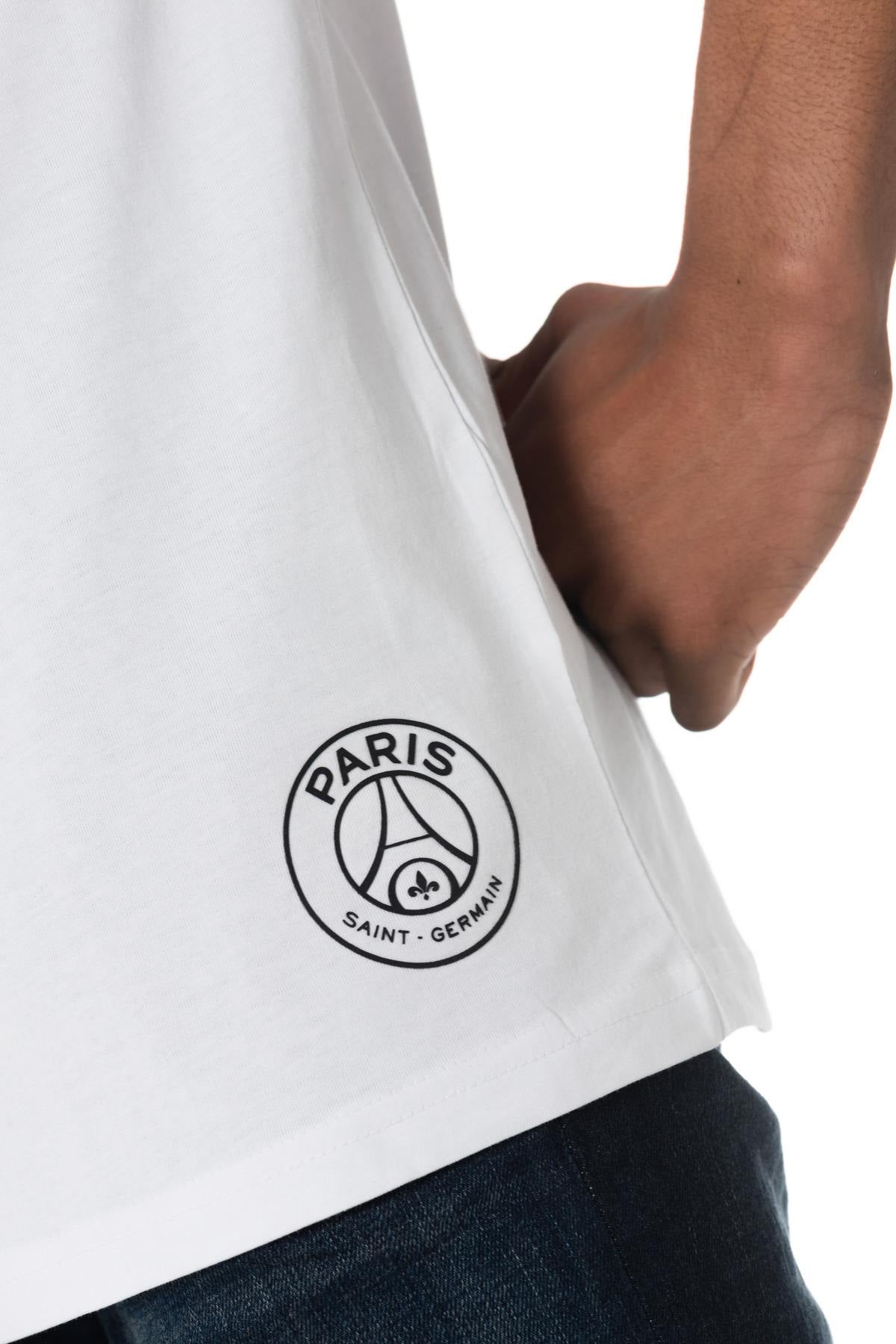 White and black PSG t-shirt - Image n°4