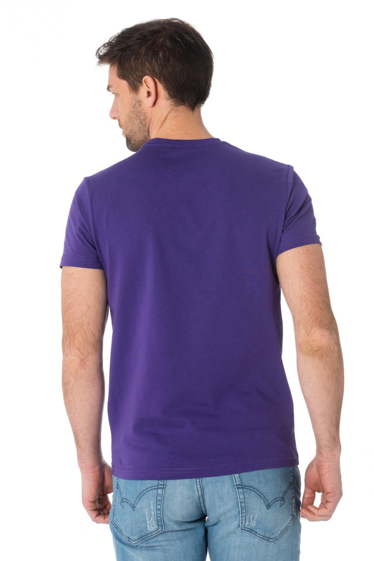 Redskins men's purple t-shirt with basketball players - Image n°4