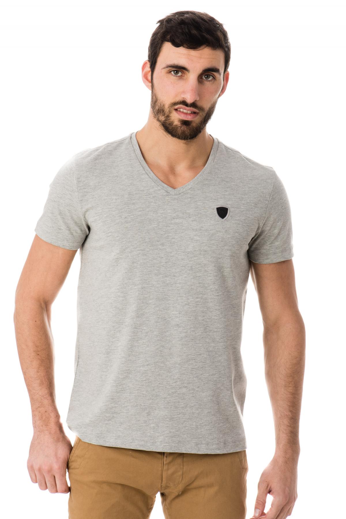 Men's plain heather gray redskins t-shirt - Image n°1