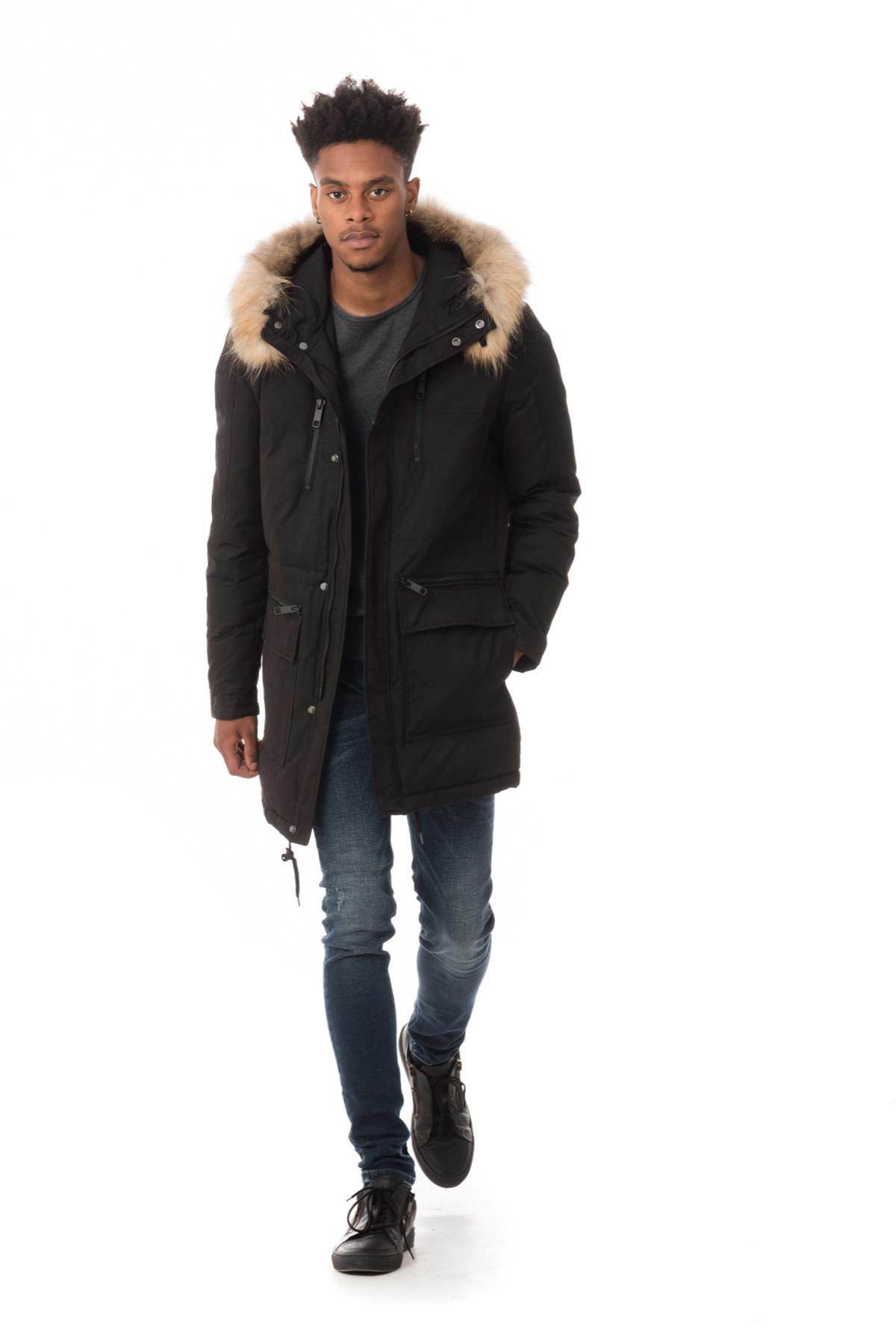 Antony Morato men's black parka - Image n°2