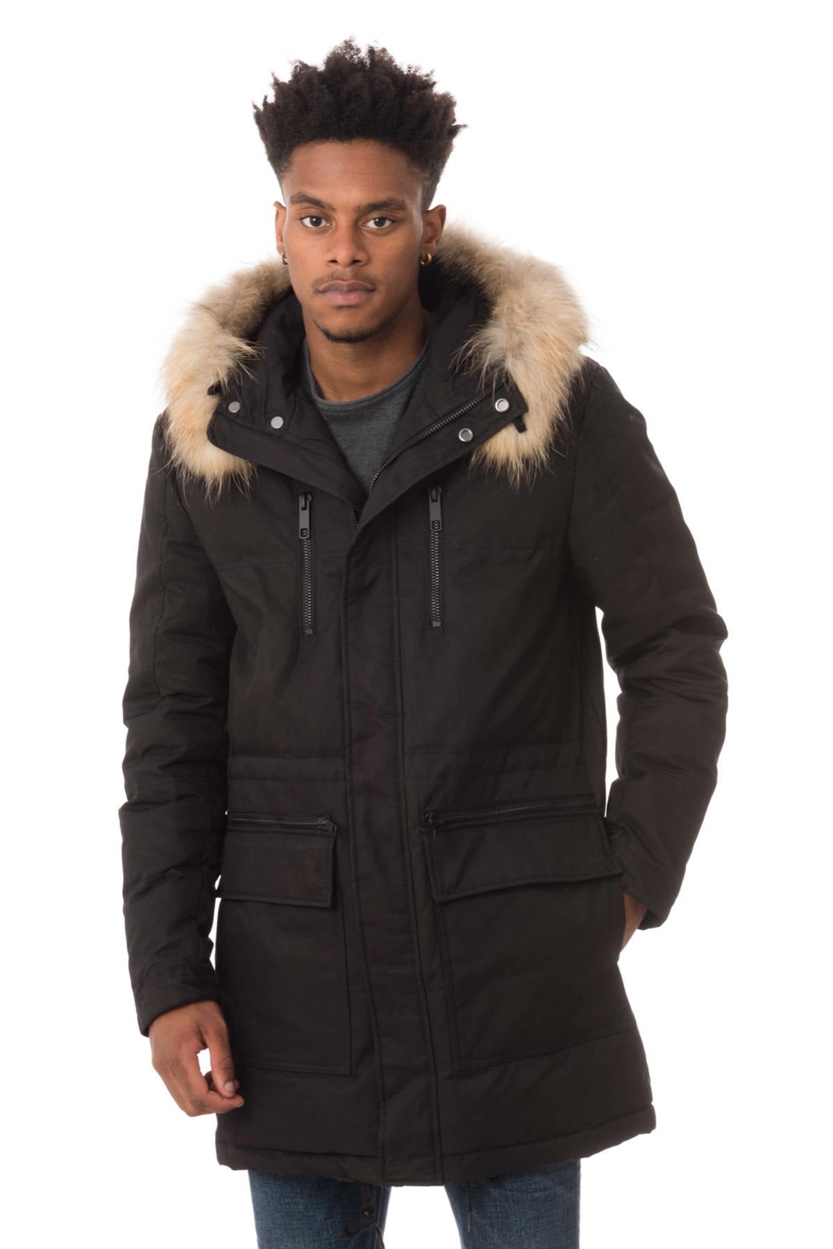 Antony Morato men's black parka - Image n°1