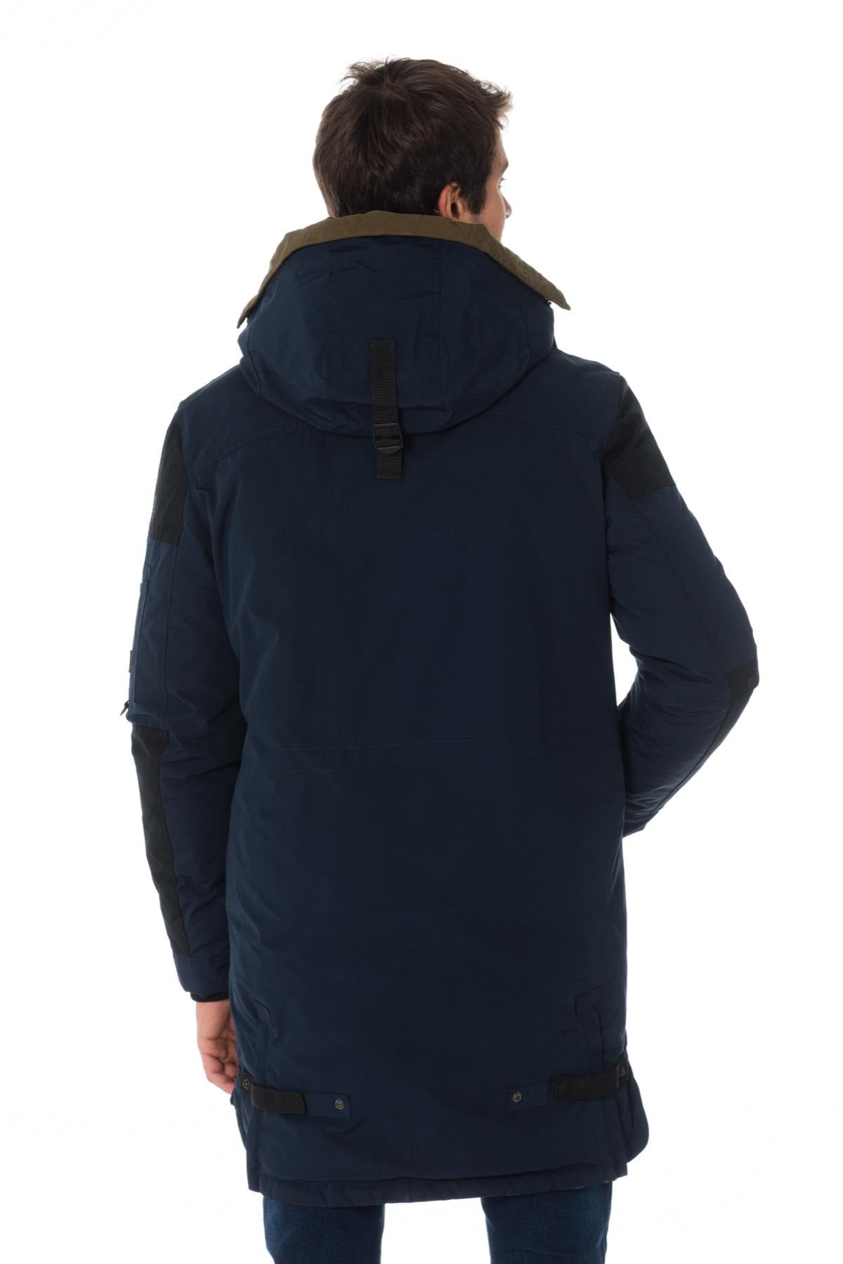 Redskins men's navy blue and black parka - Image n°6