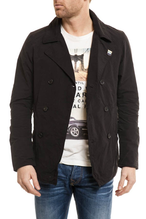 Scotch and Soda Men's Peacoat Polyester Black - Image n°2