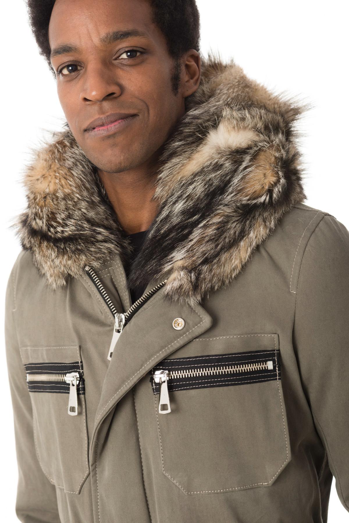 Men's parka with fox fur hood - Image n°6