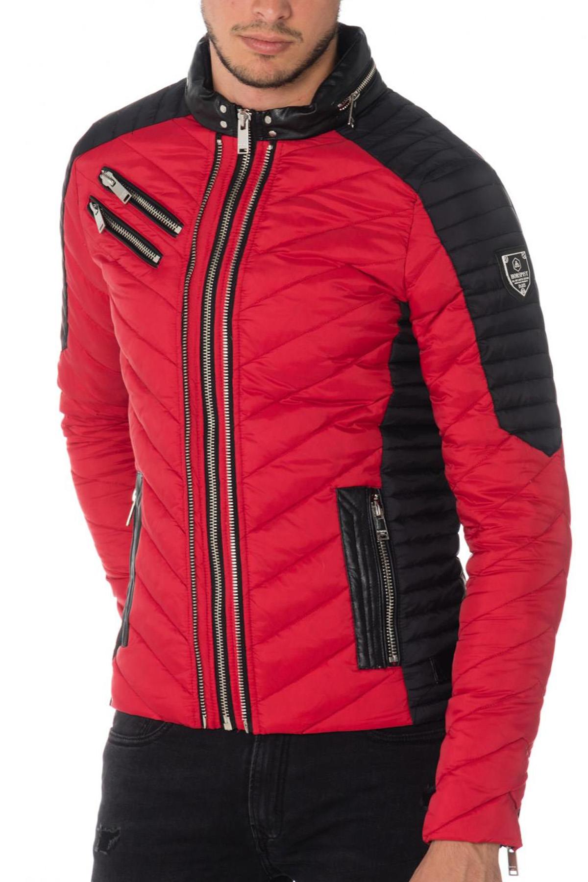 Horspist men's red down jacket - Image n°6