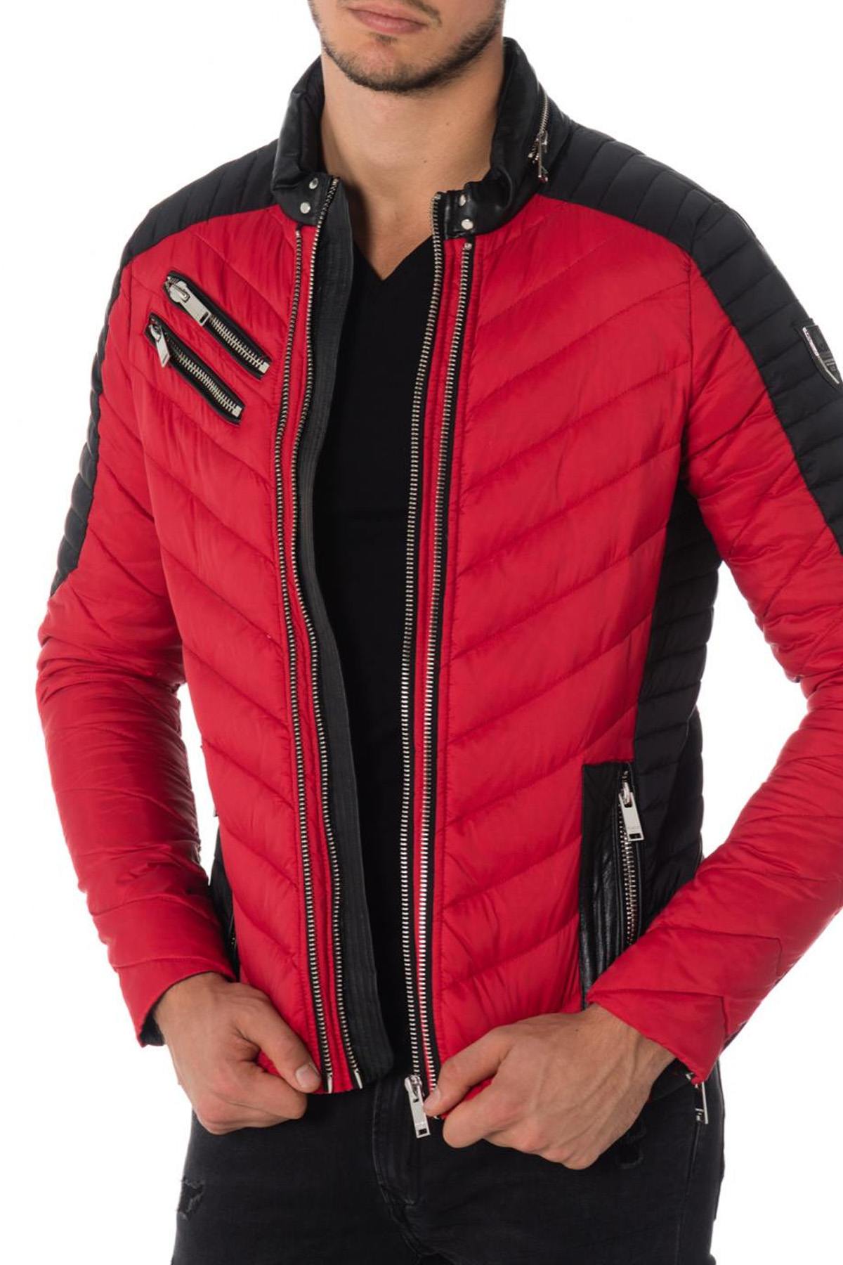 Horspist men's red down jacket - Image n°9