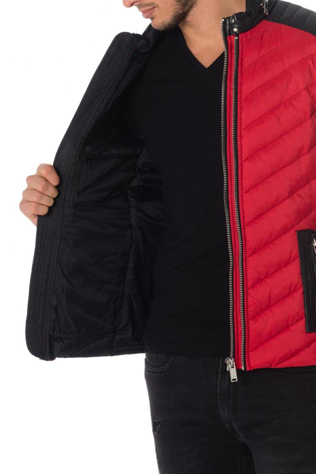 Horspist men's red down jacket - Image n°4