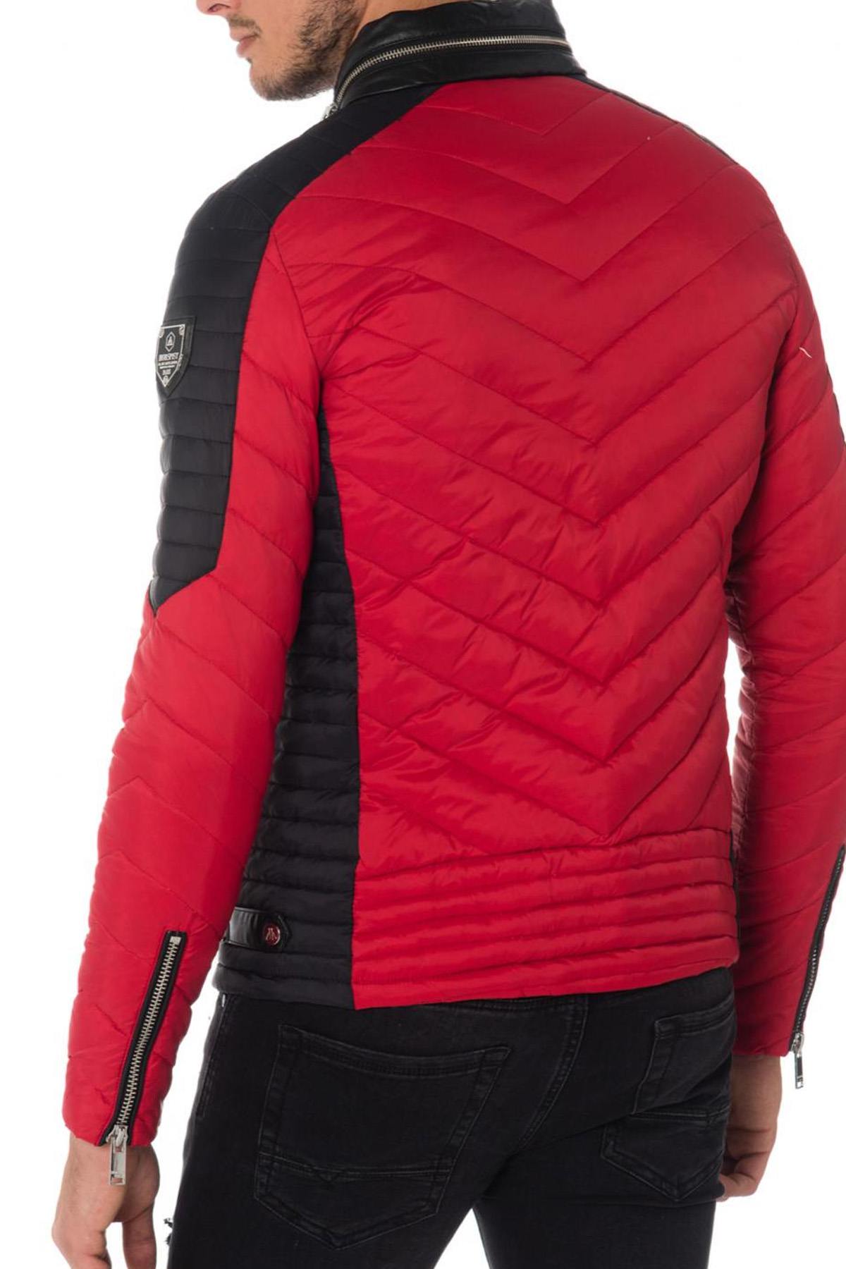 Horspist men's red down jacket - Image n°5