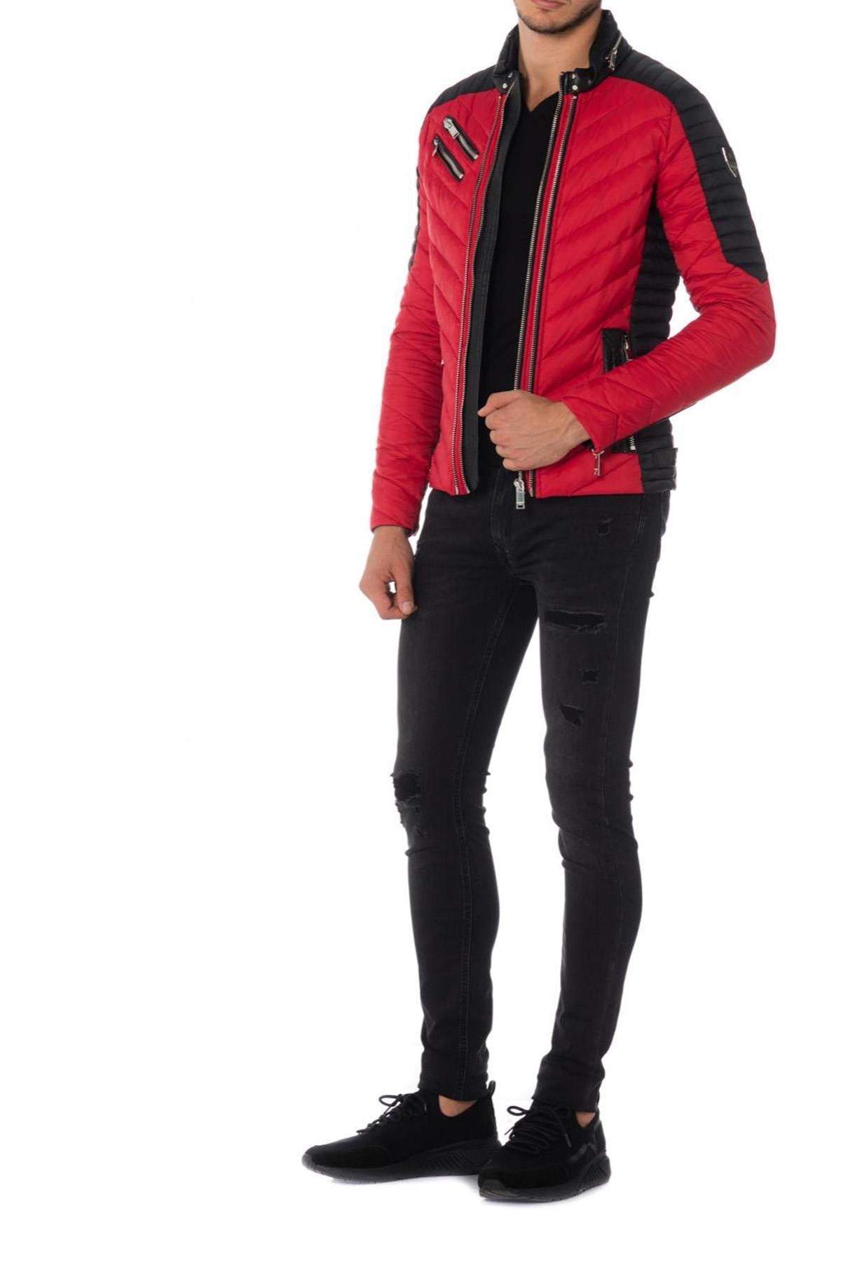 Horspist men's red down jacket - Image n°10