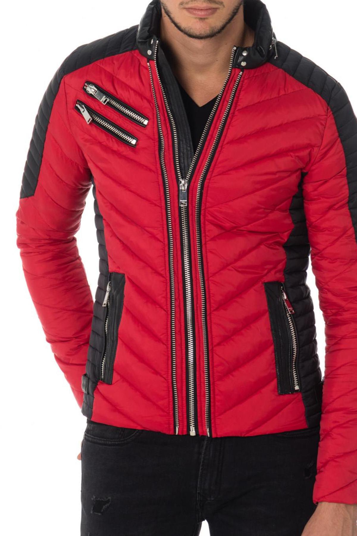 Horspist men's red down jacket - Image n°3