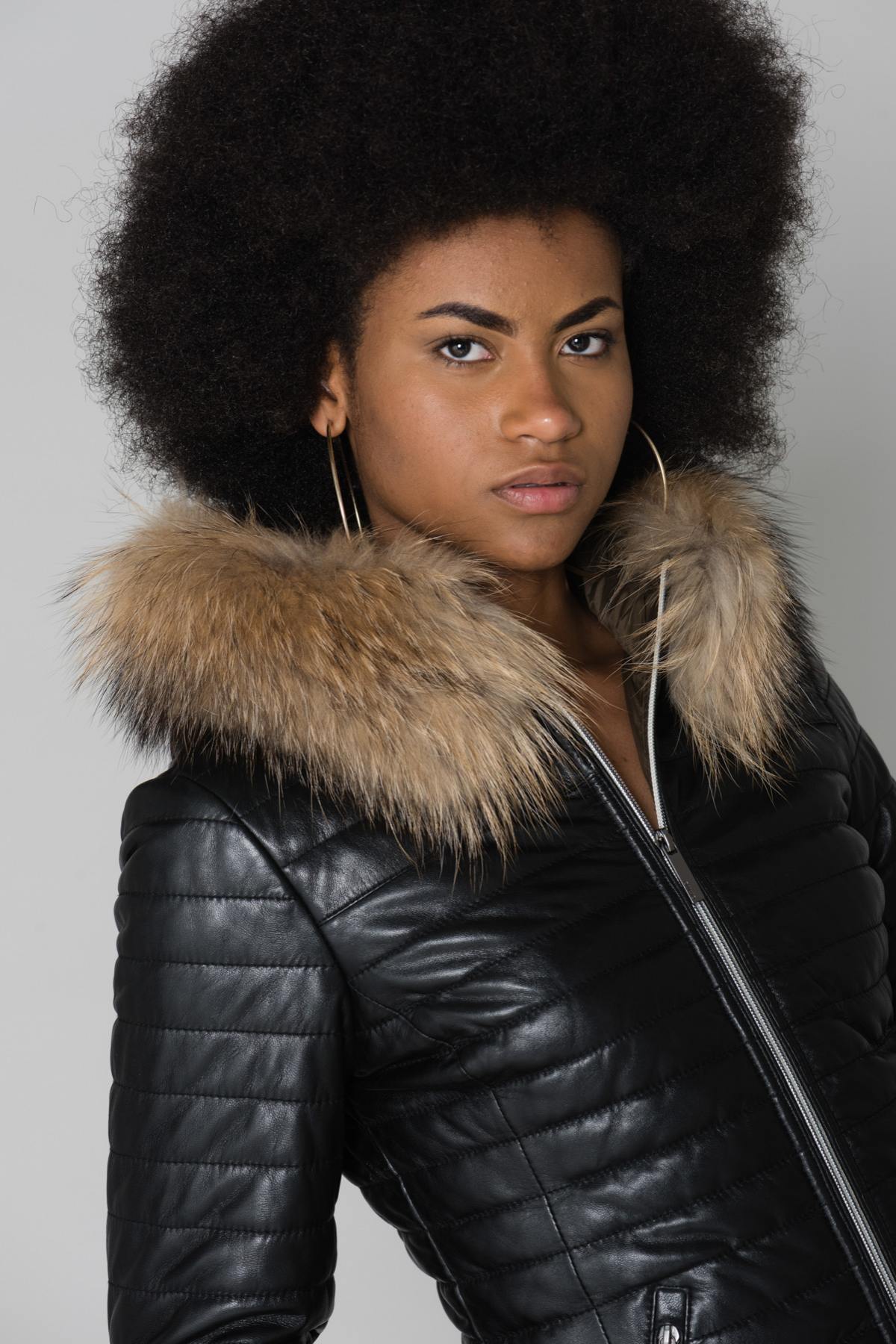 Oakwood jacket in black sheepskin - Image n°7