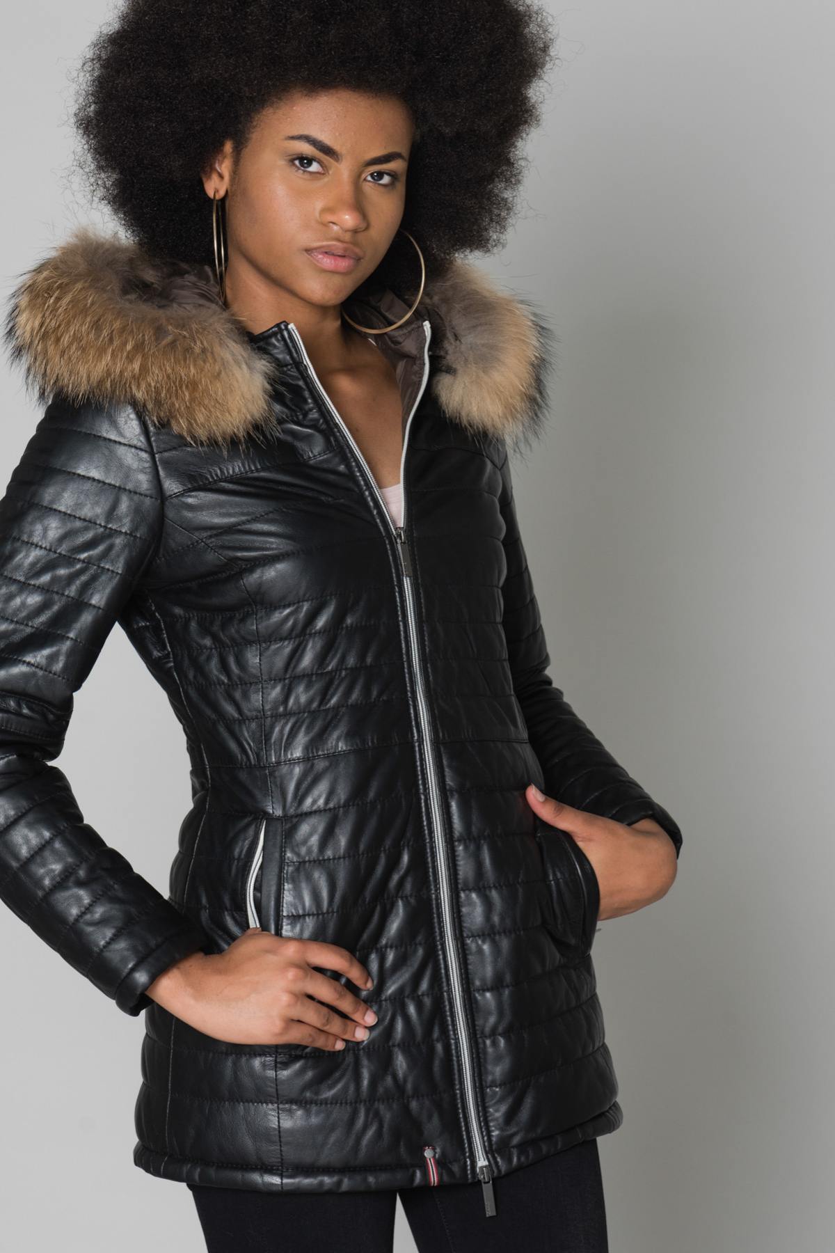 Oakwood sheepskin down jacket - Image n°1