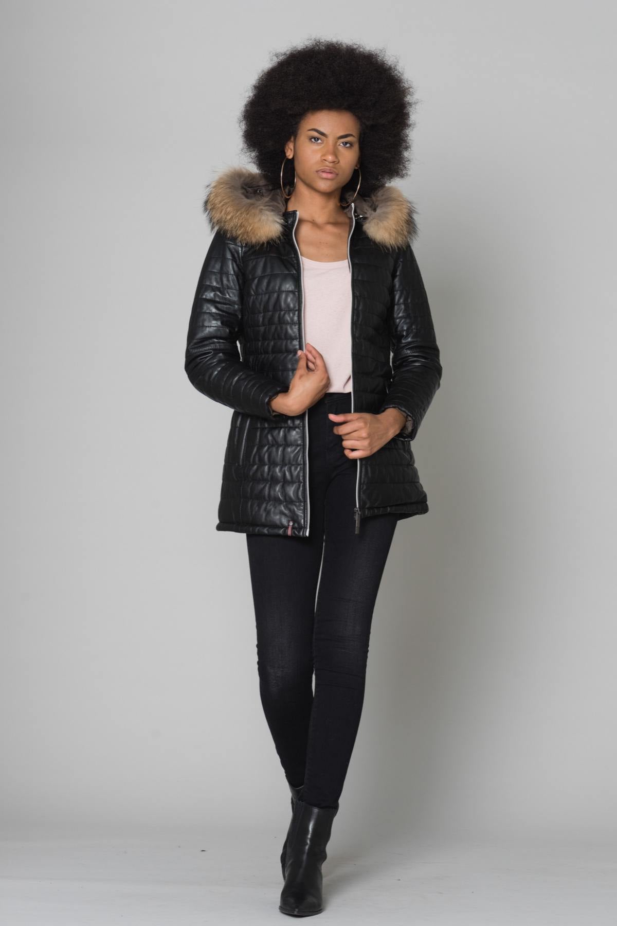 Oakwood sheepskin down jacket - Image n°3