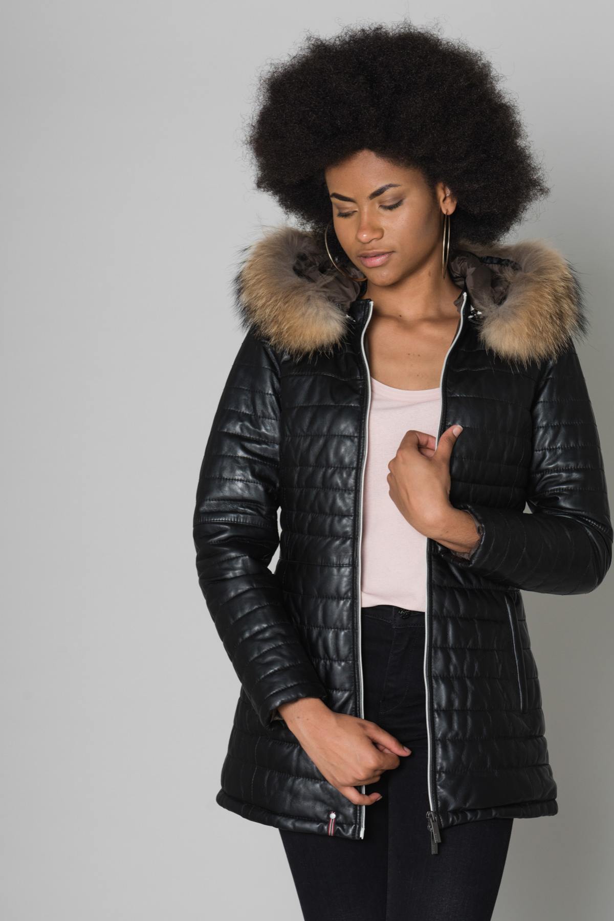 Oakwood sheepskin down jacket - Image n°4