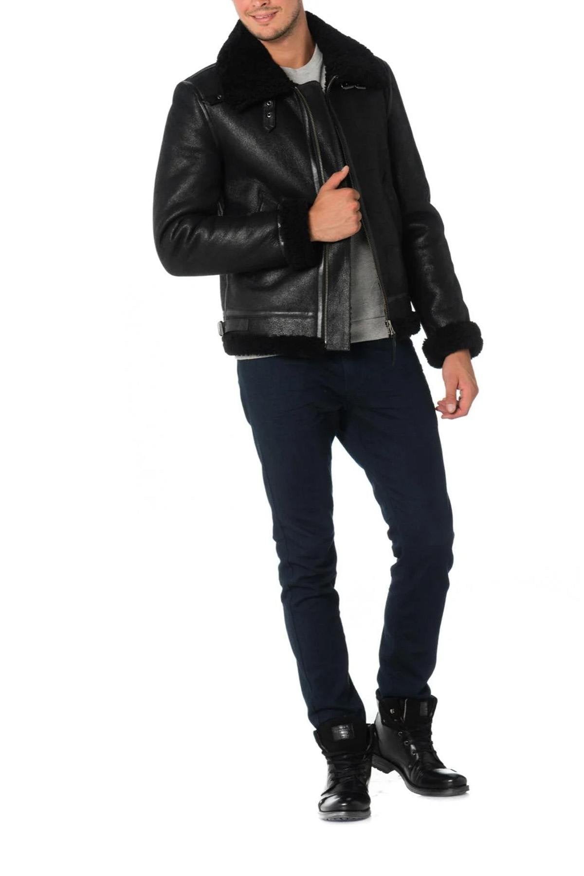 Redskins men's black bomber jacket - Image n°5