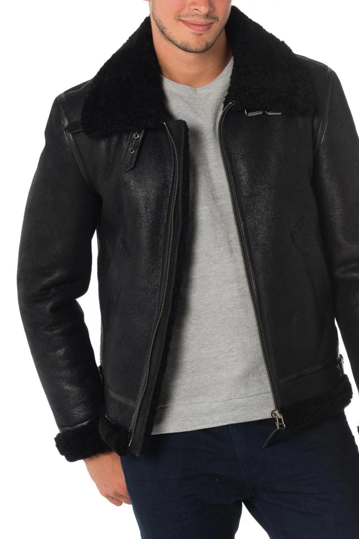 Redskins men's black bomber jacket - Image n°1