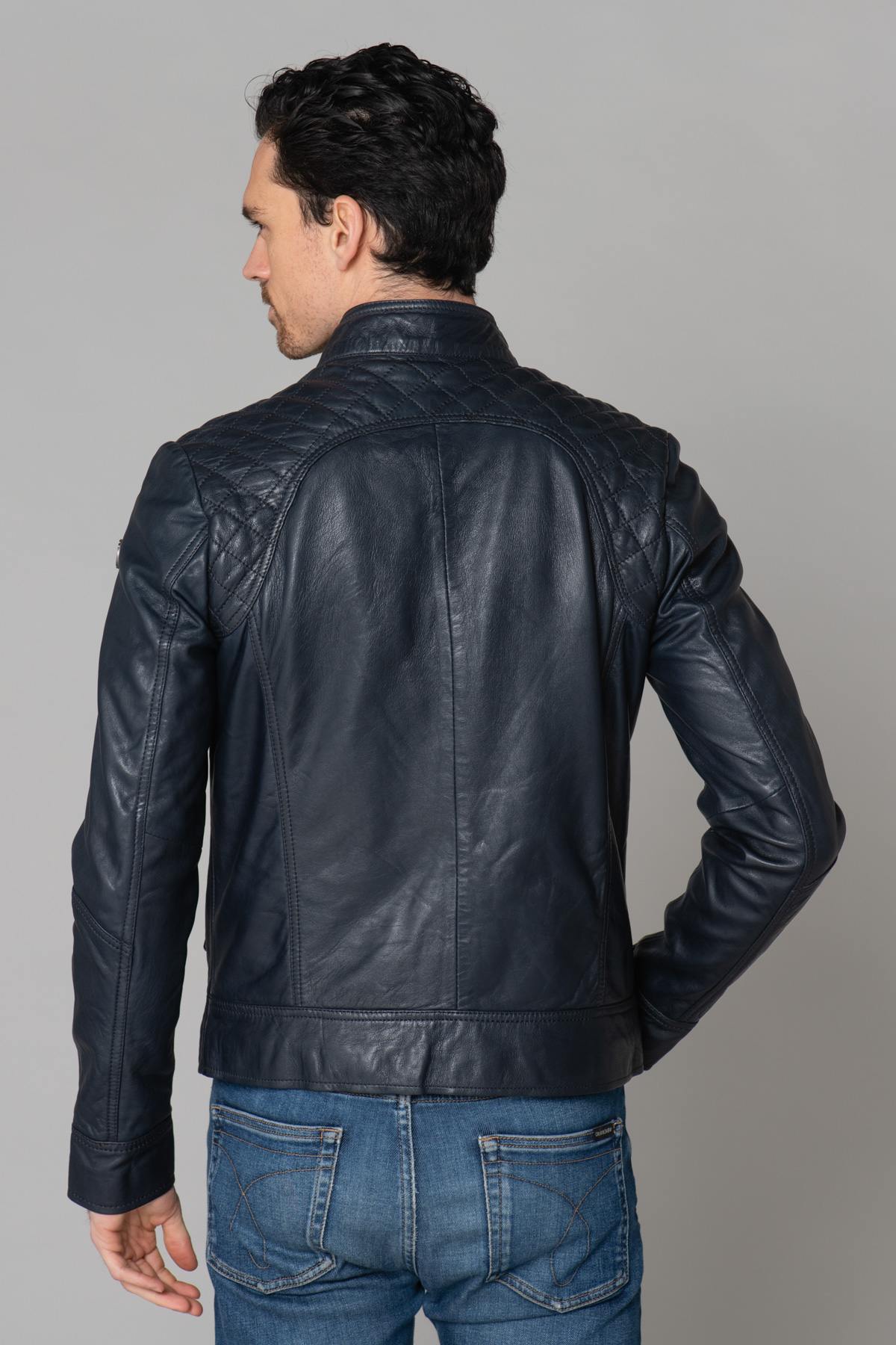 Navy blue redskins fashion jacket - Image n°18