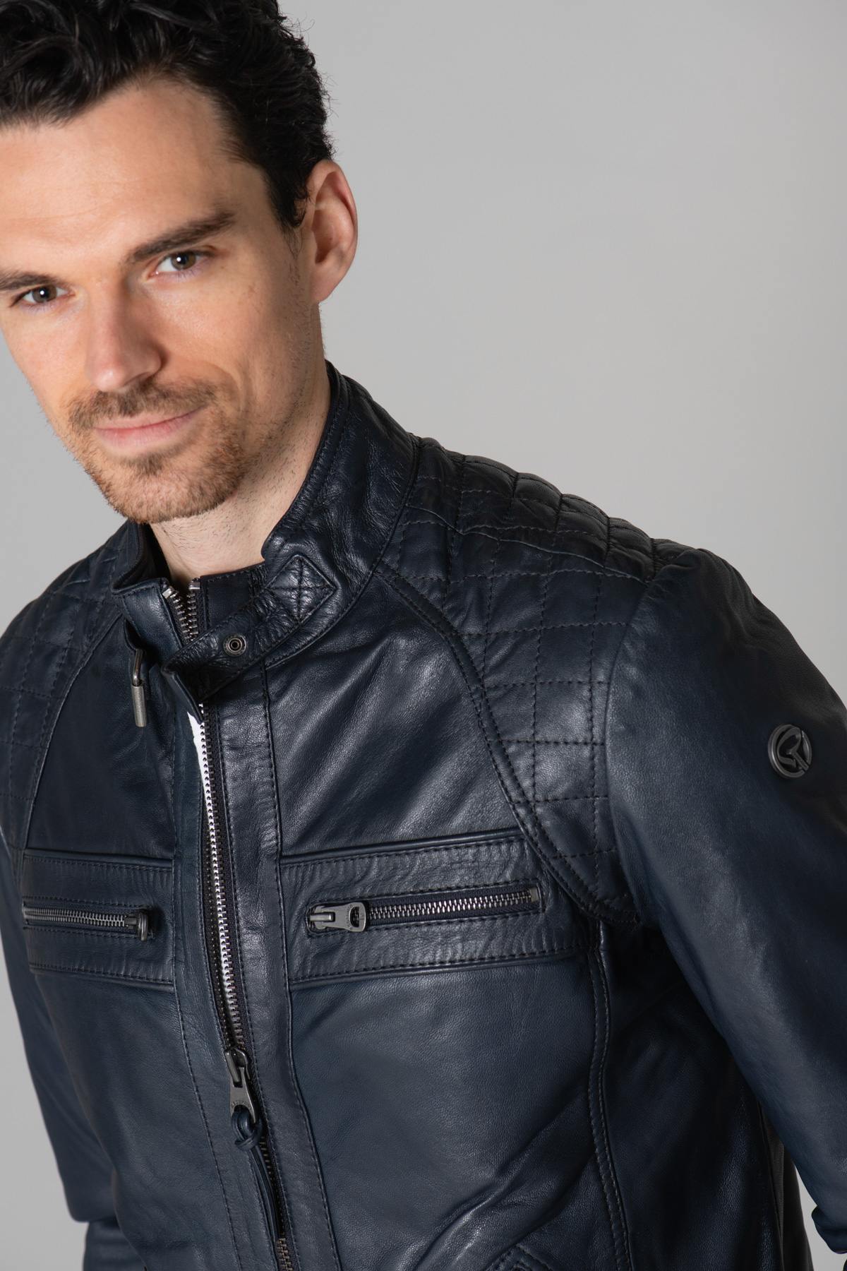 Navy blue redskins fashion jacket - Image n°16