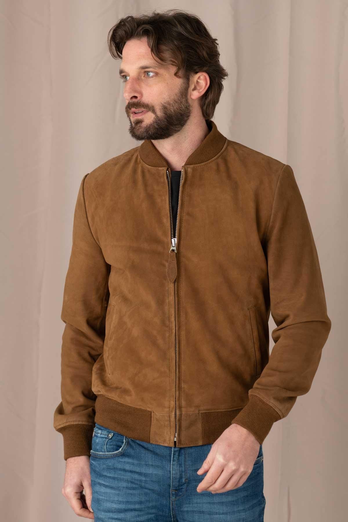  Schott suede bomber jacket - Image n°4