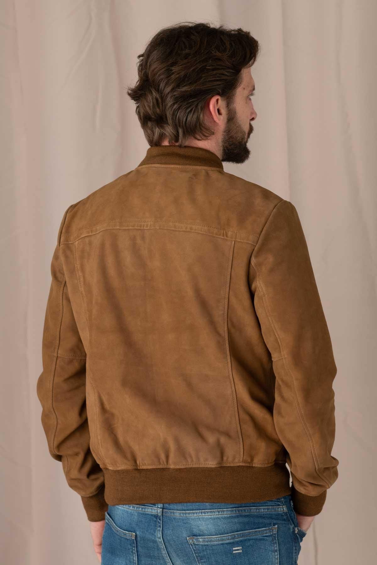  Schott suede bomber jacket - Image n°5