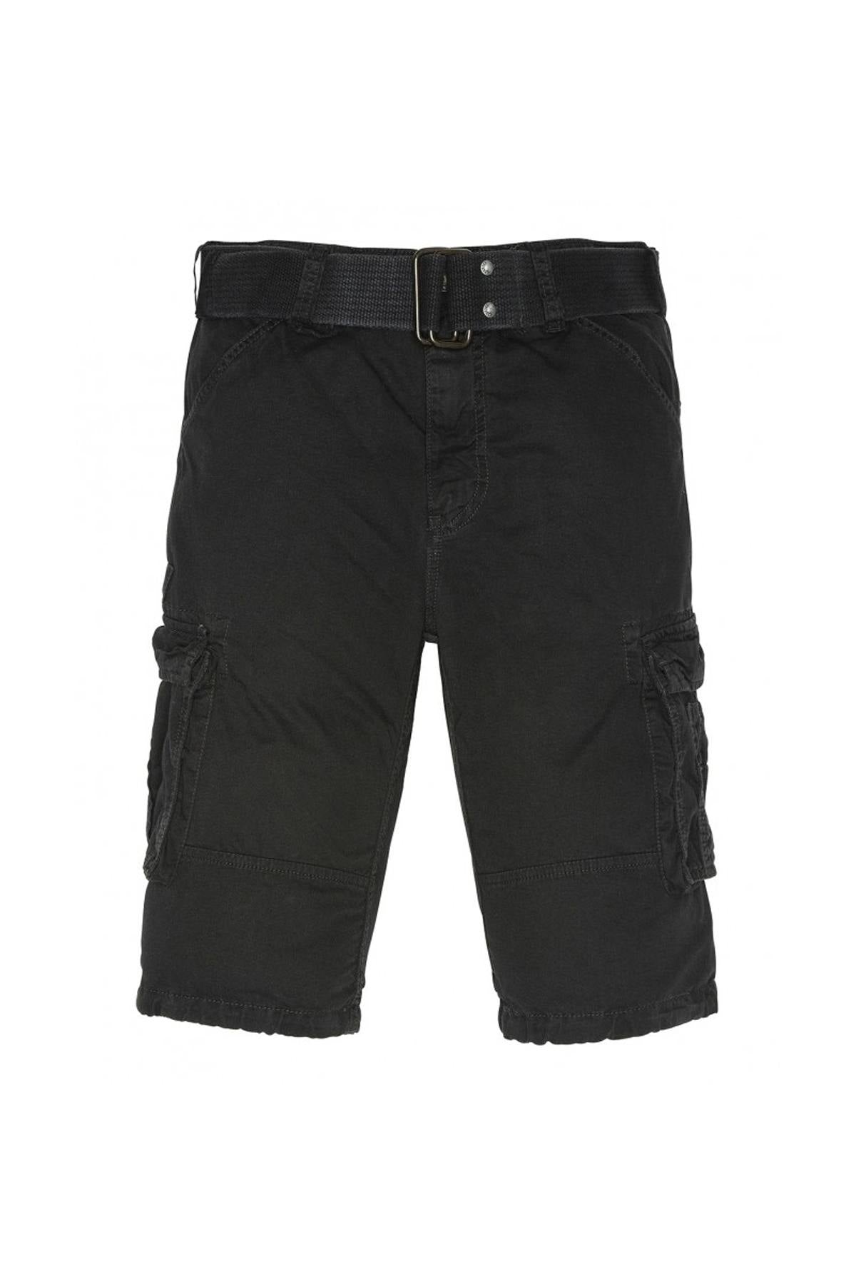 Black military shorts - Image n°1