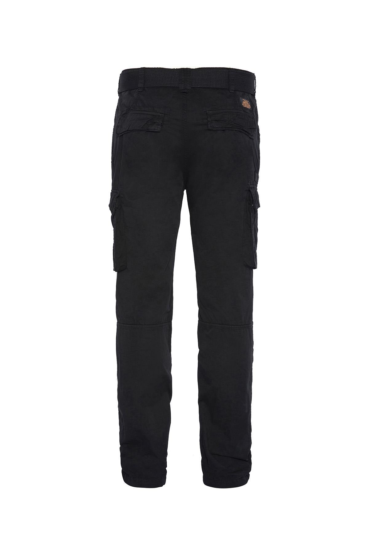 Black army pants for men - Image n°2