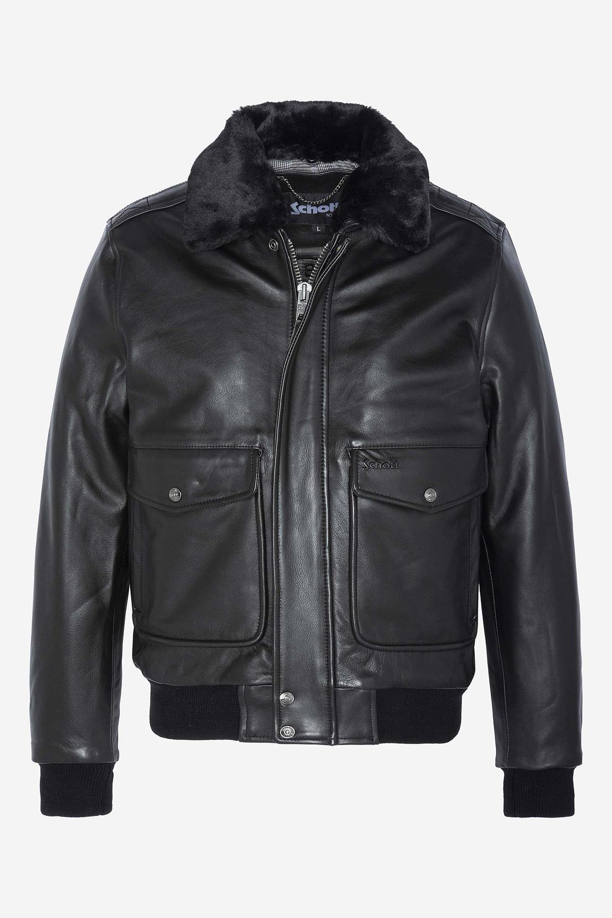 Schott cowhide leather jacket - Image n°5