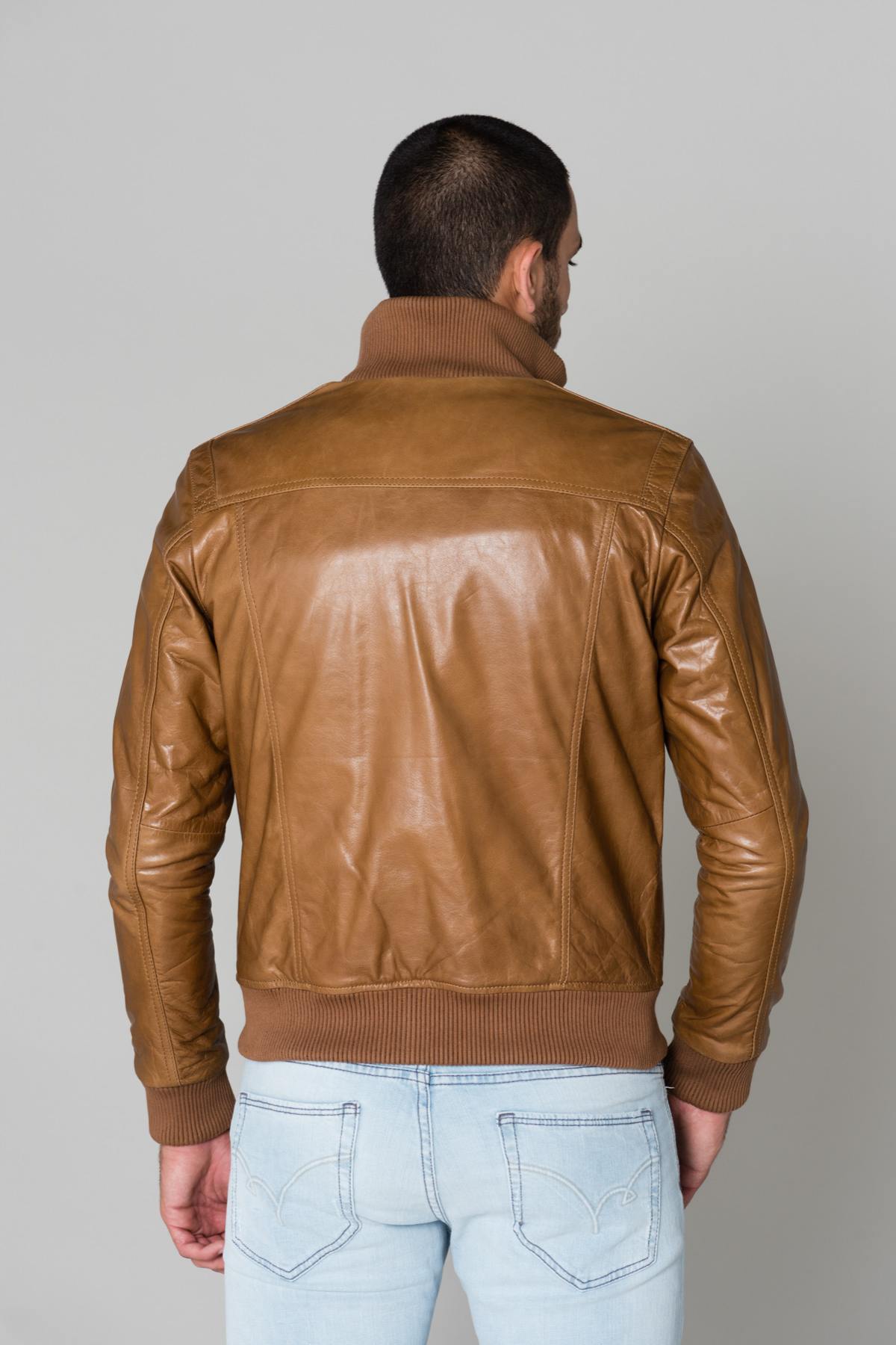 Serge Pariente Men's Light Brown Jacket - Image n°5