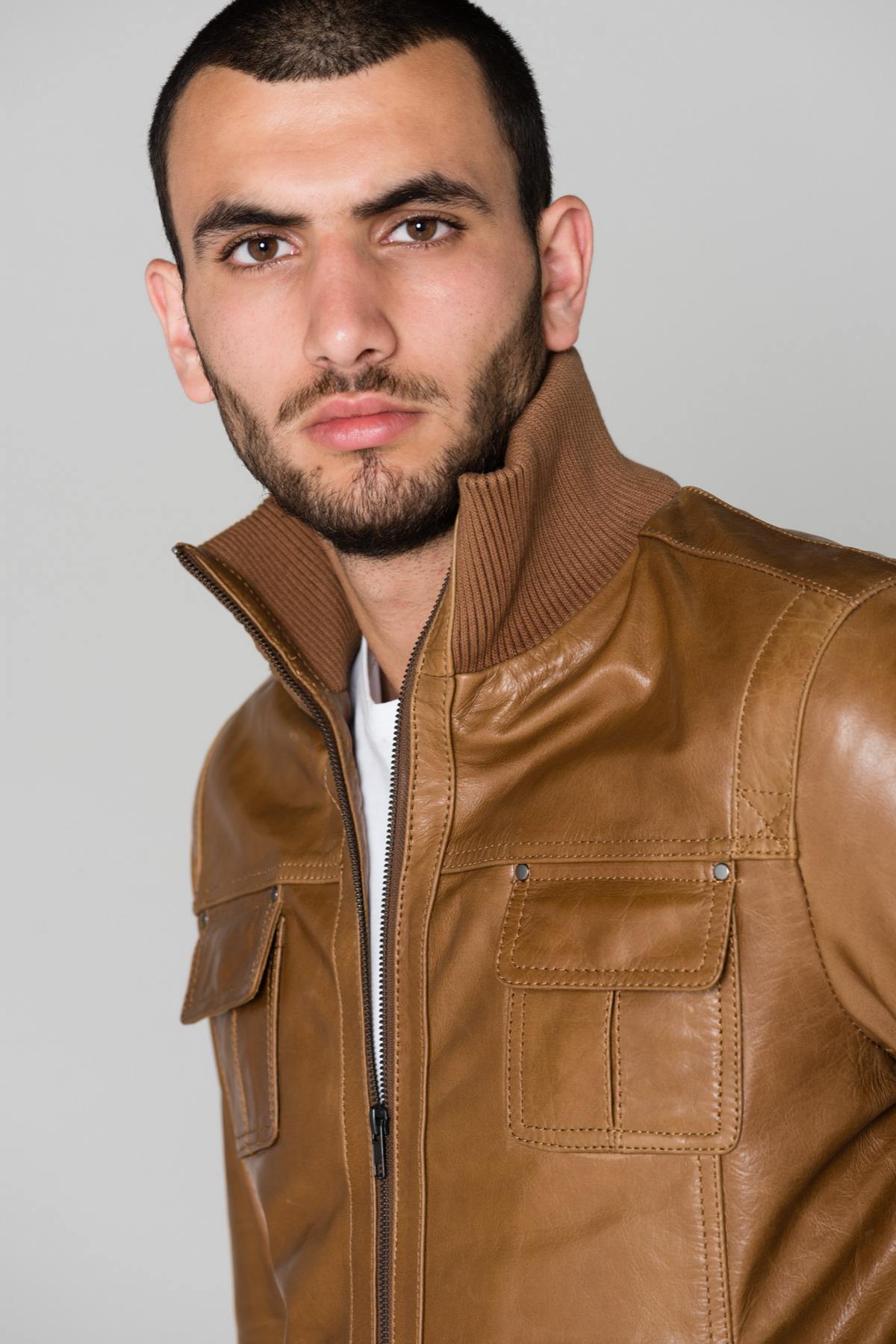 Serge Pariente Men's Light Brown Jacket - Image n°6