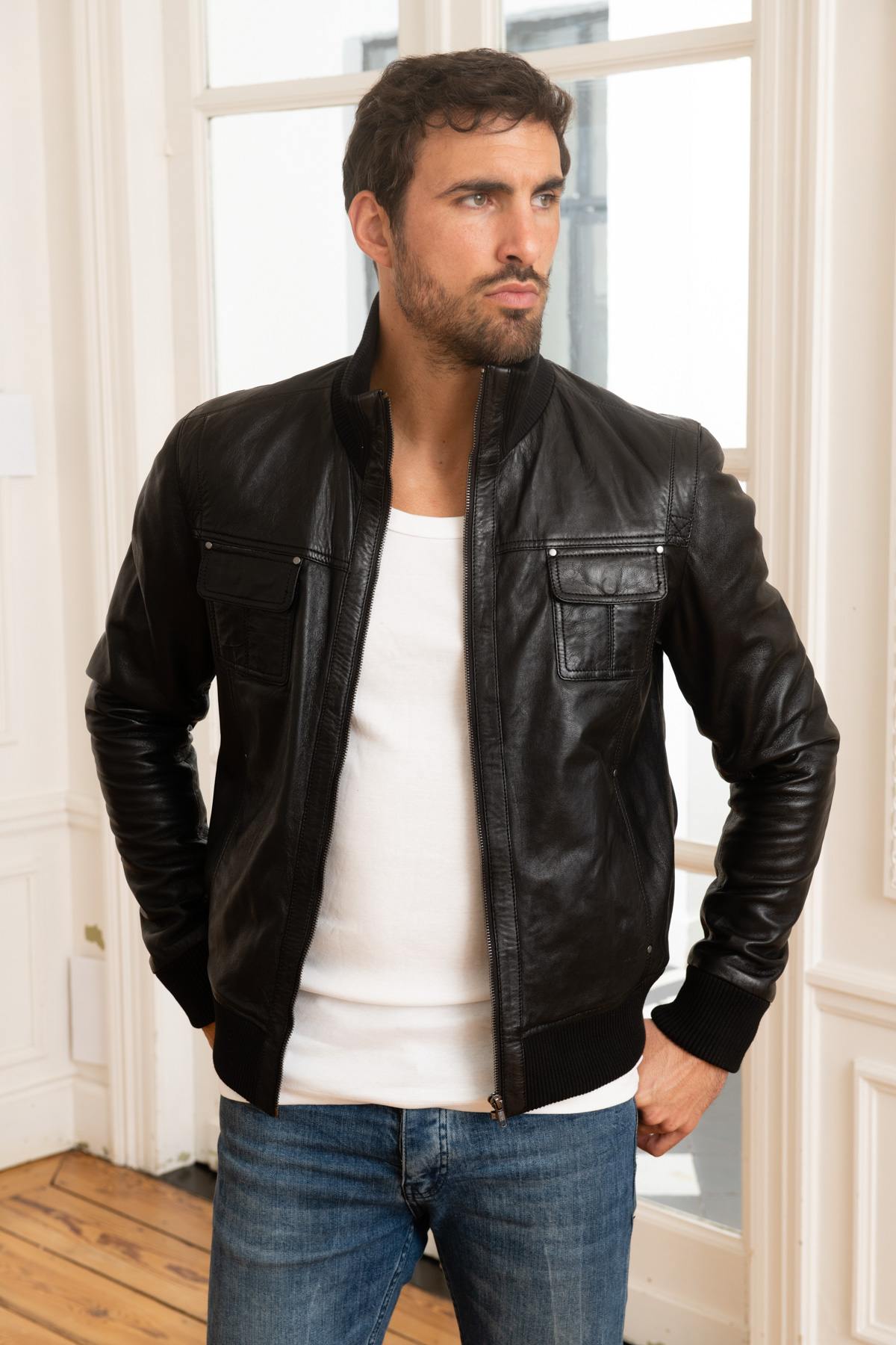 Serge Pariente Men's Jacket Black - Image n°1