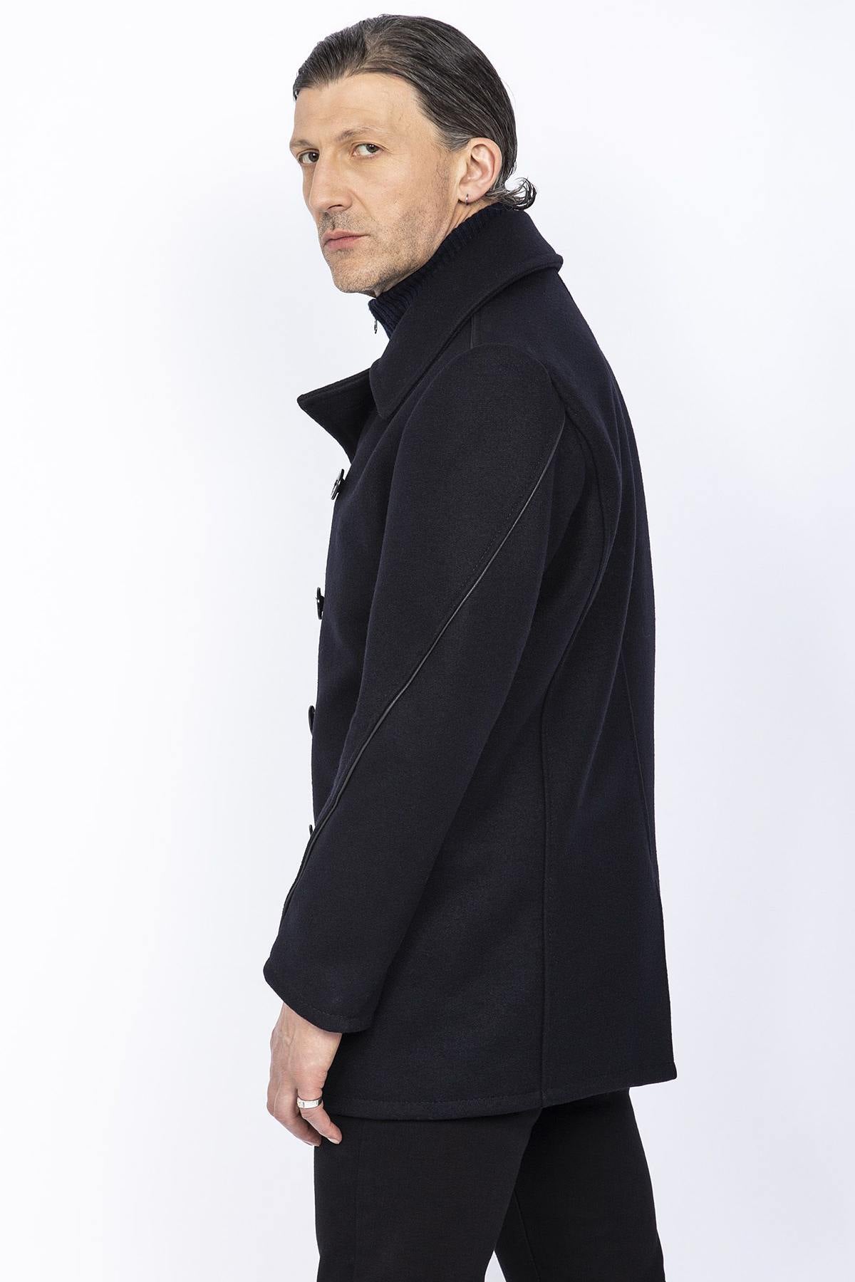 SCHOTT men's updated wool pea coat - Image n°3