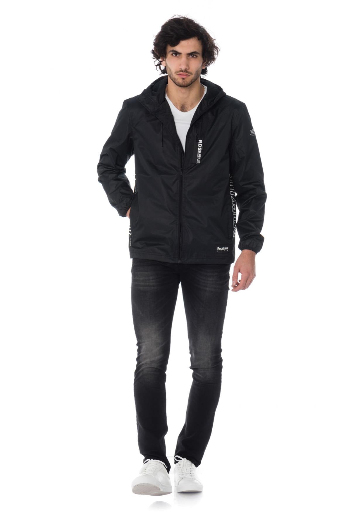 Men's black waterproof jacket - Image n°2