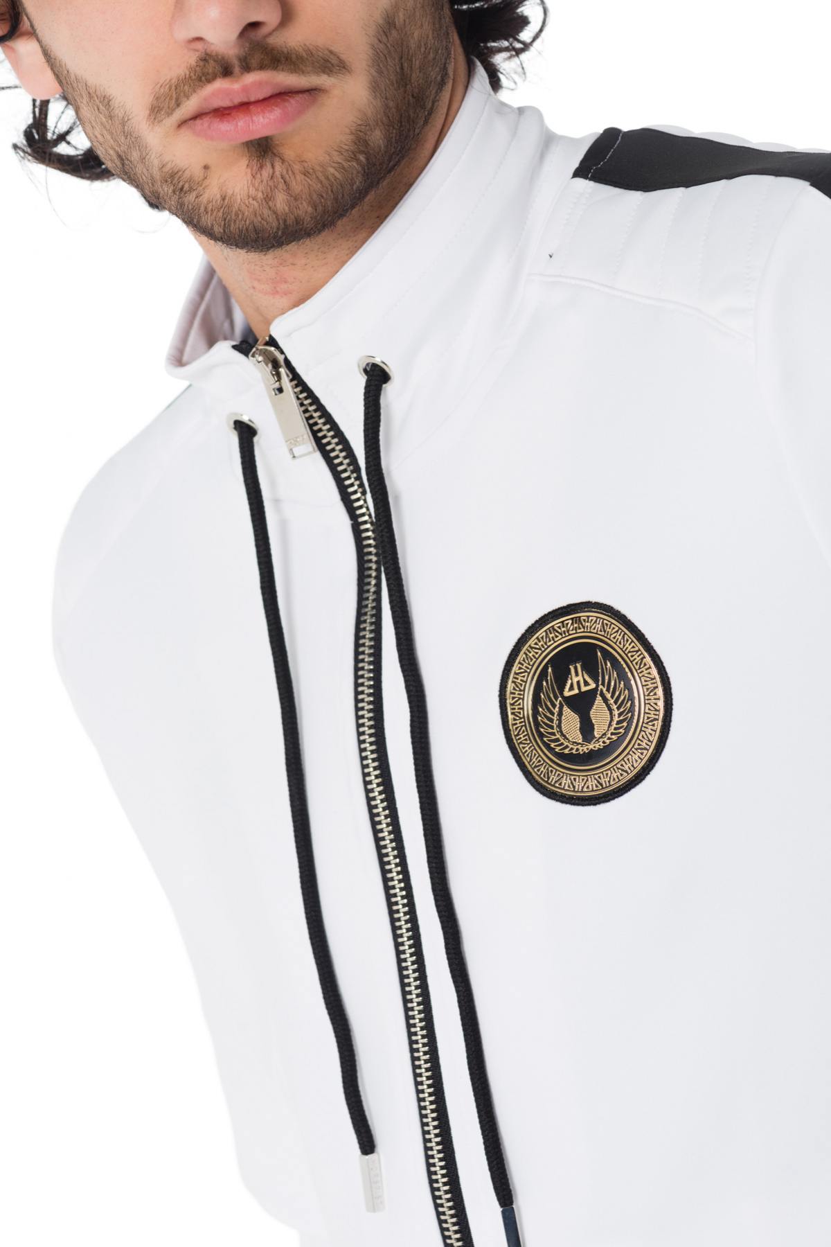 Men's white and black track jacket - Image n°5