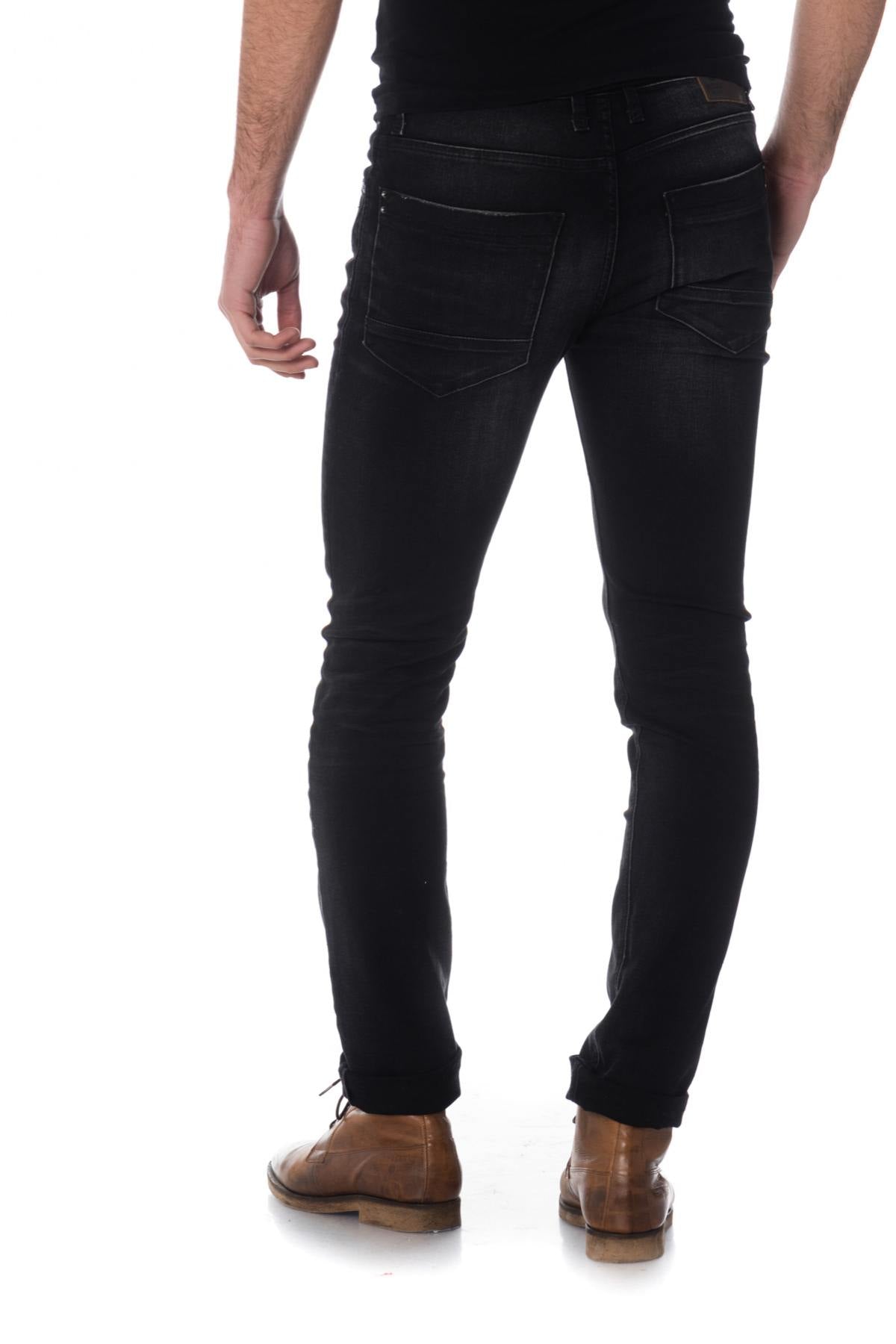 Men's black used slimfit jeans - Image n°4