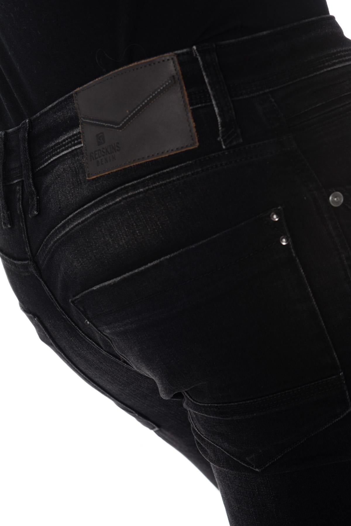 Men's black used slimfit jeans - Image n°5