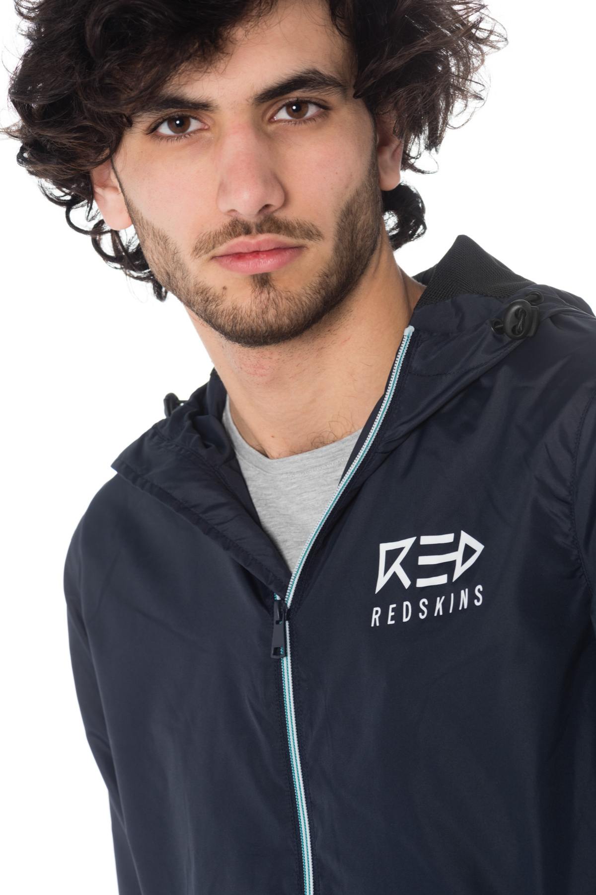 Men's navy blue sports windbreaker - Image n°5