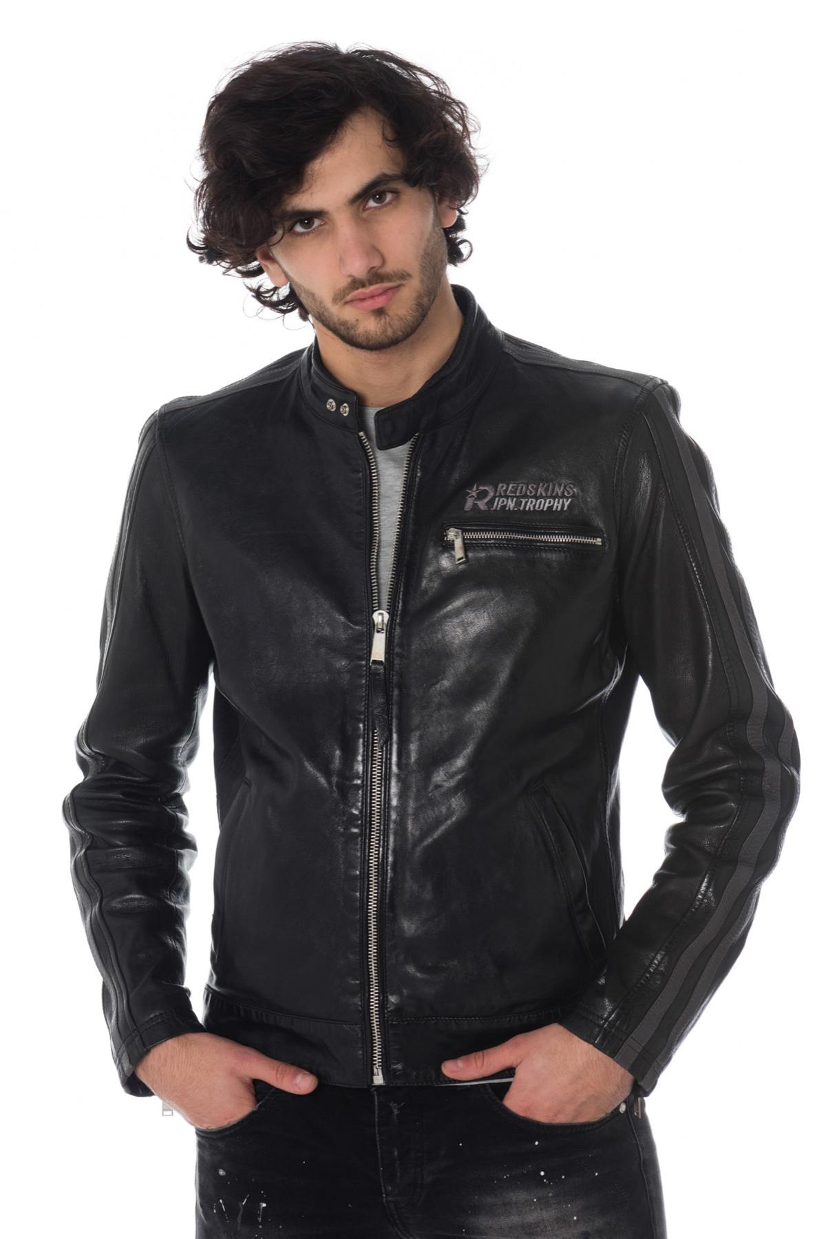 Japan trophy black leather jacket - Image n°1