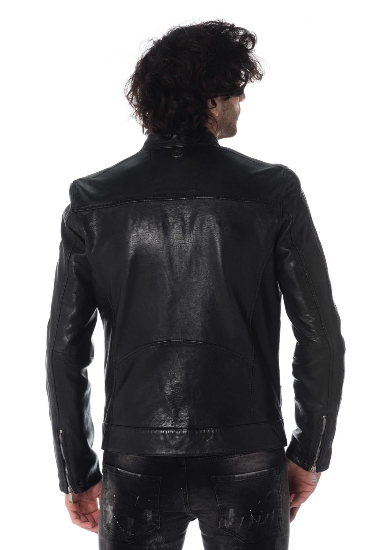 Japan trophy black leather jacket - Image n°5