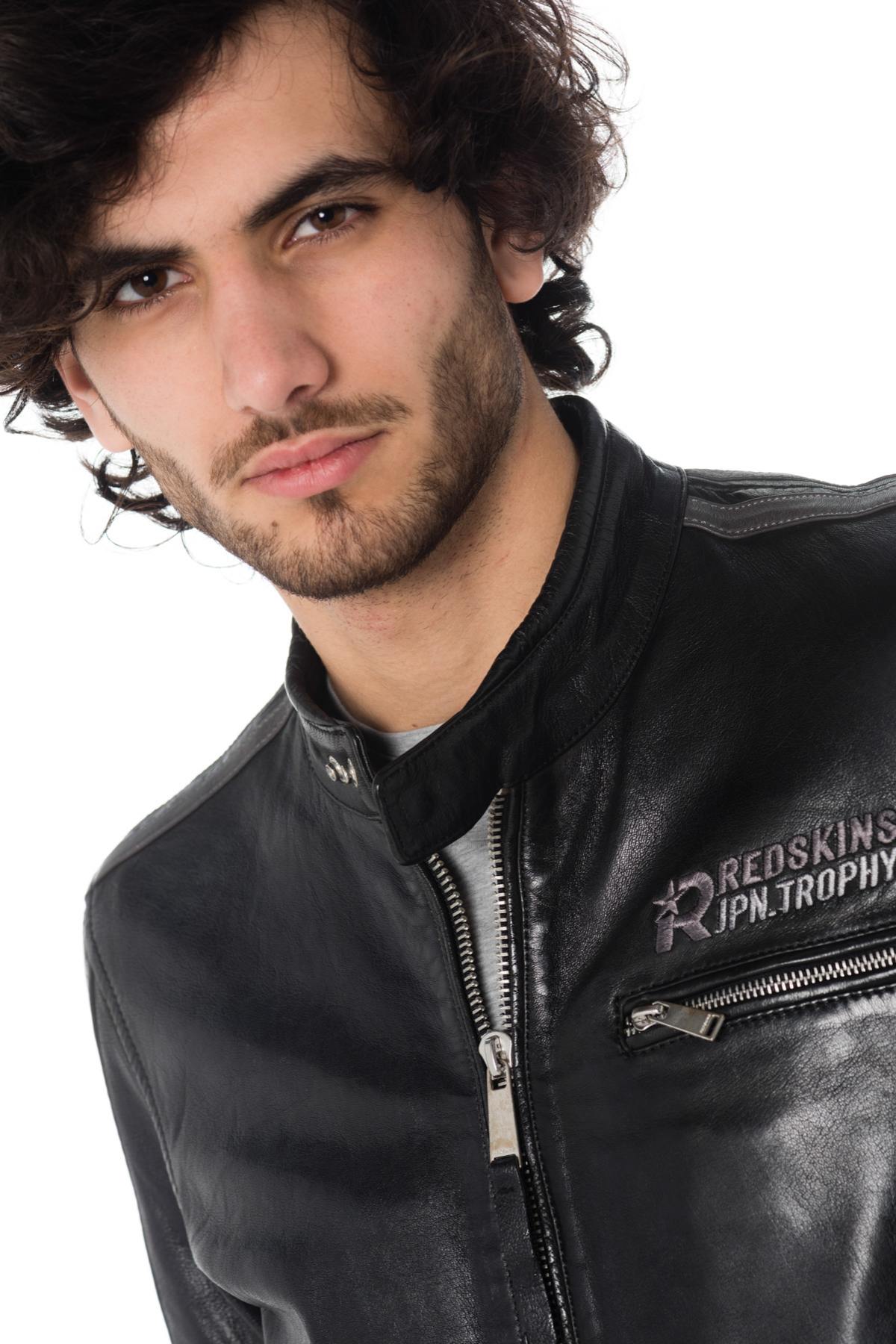 Japan trophy black leather jacket - Image n°6