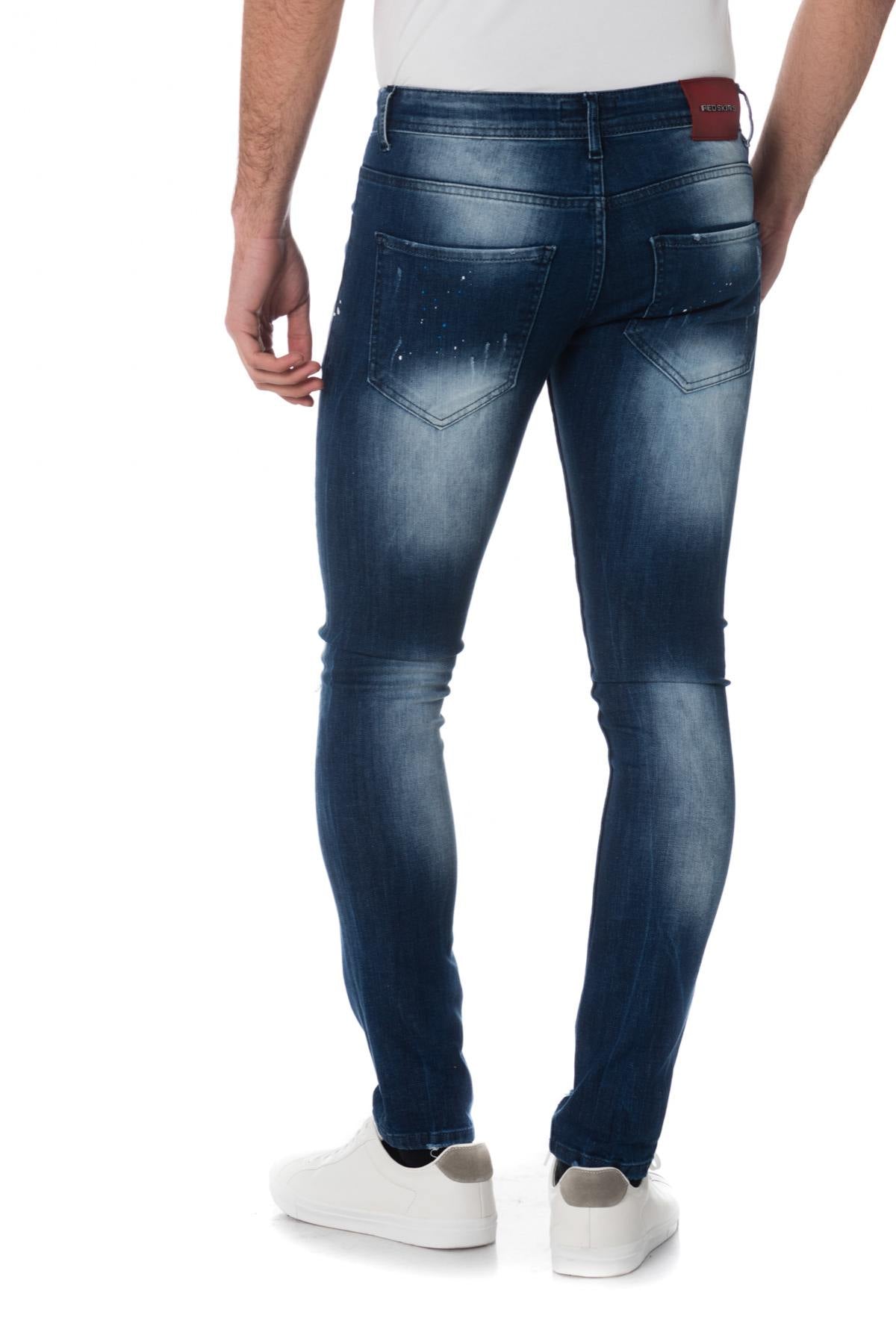 Men's unstructured and faded jeans - Image n°2