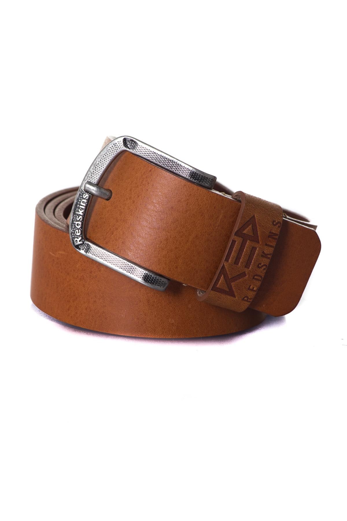 Cognac leather belt - Image n°1