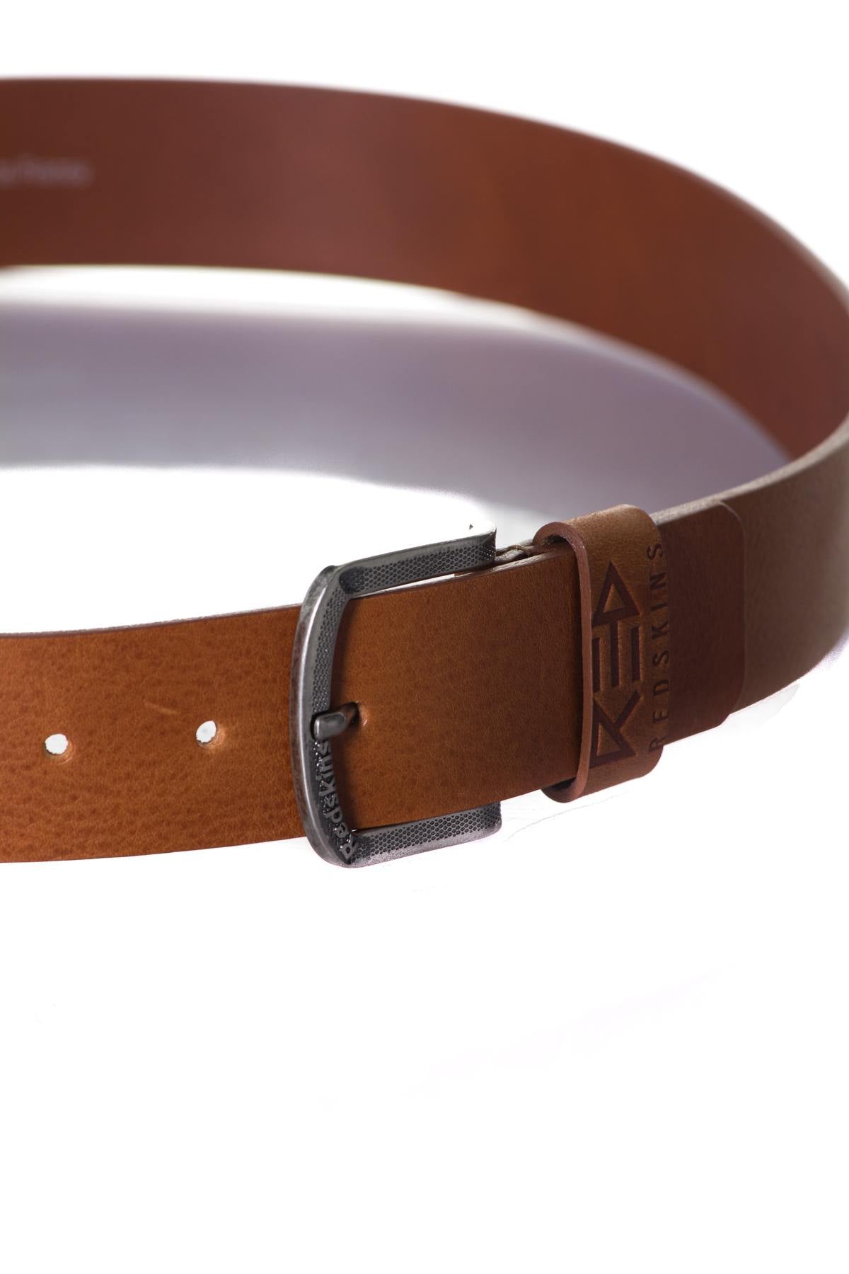 Cognac leather belt - Image n°2