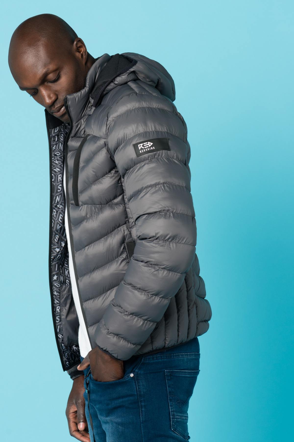 Removable hooded down jacket - Image n°3