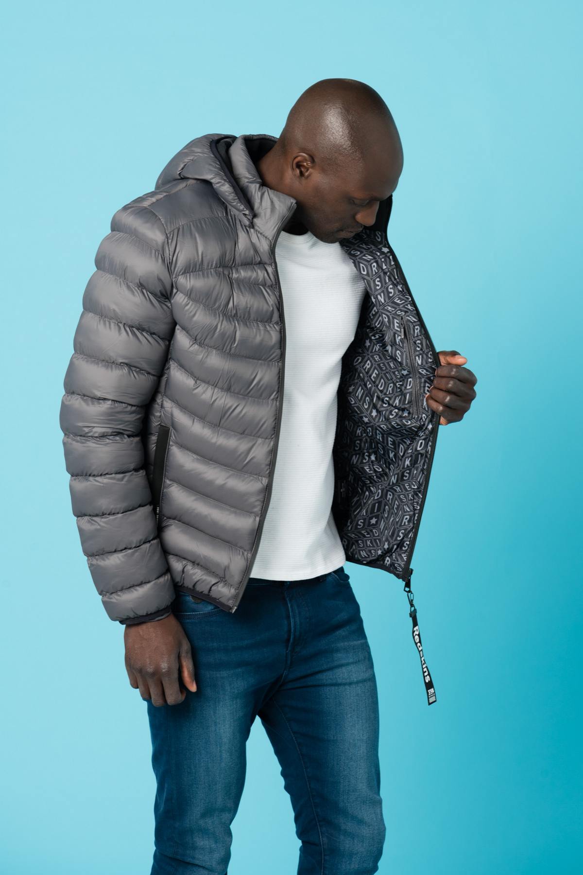 Removable hooded down jacket - Image n°4