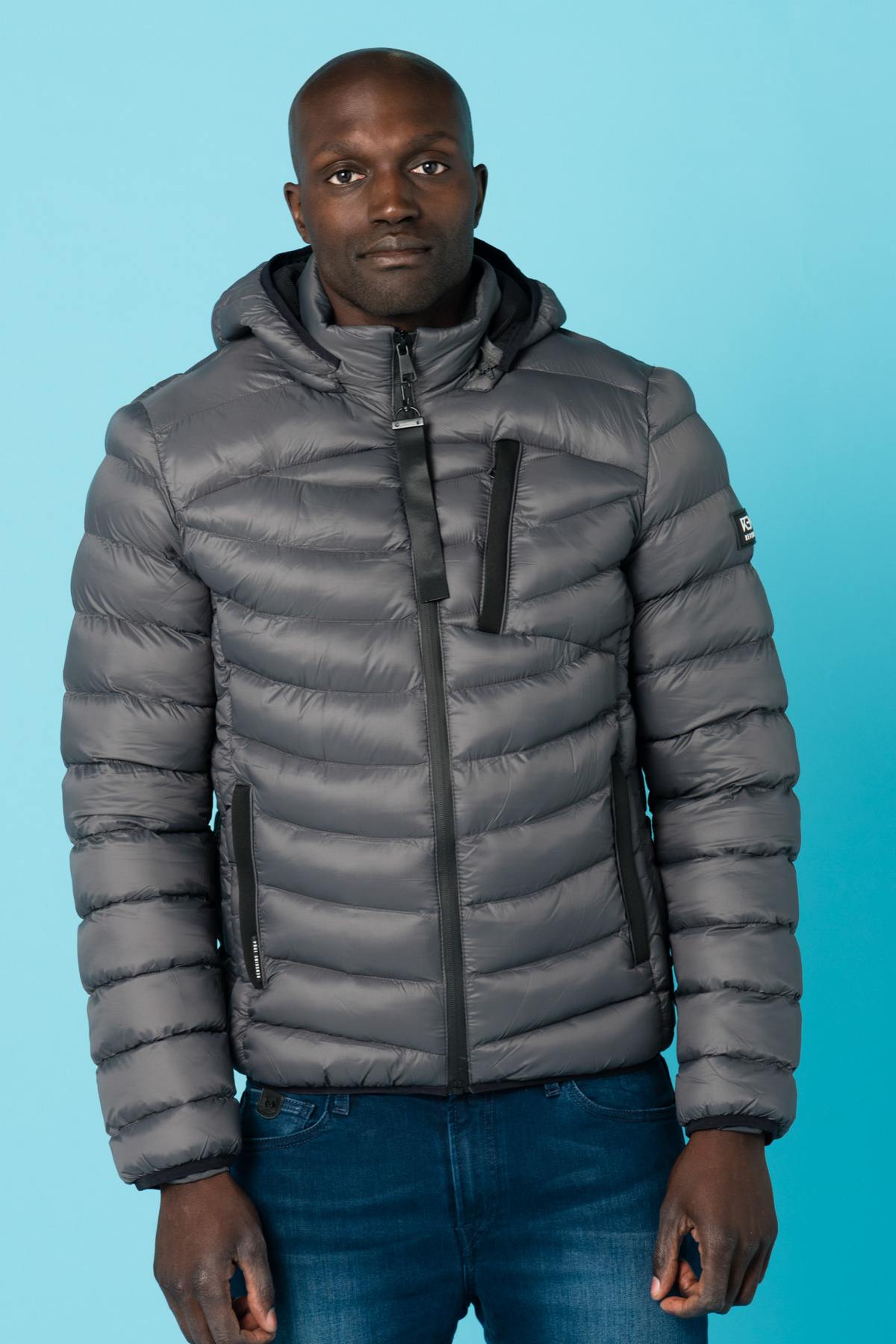 Removable hooded down jacket - Image n°5