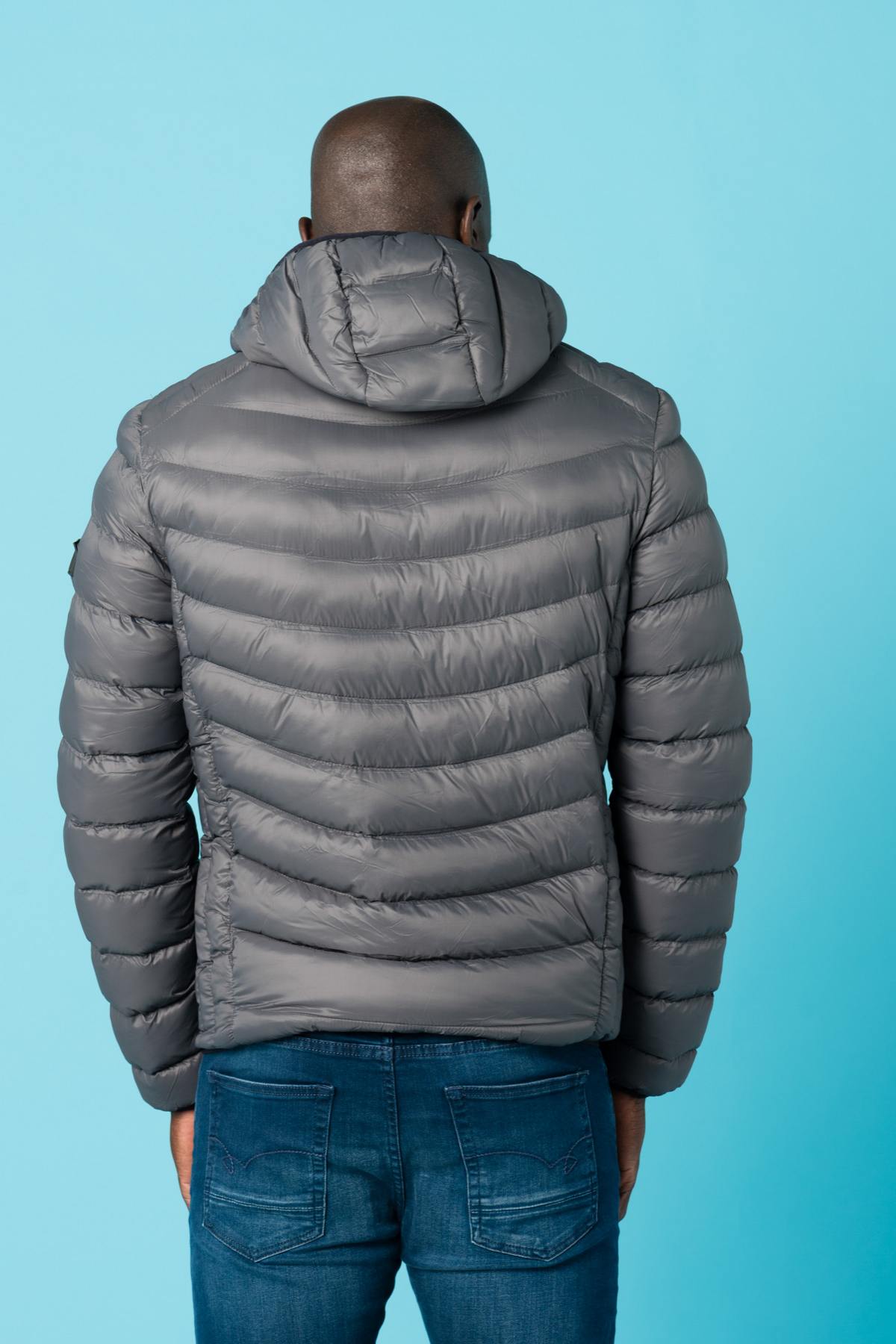 Removable hooded down jacket - Image n°6