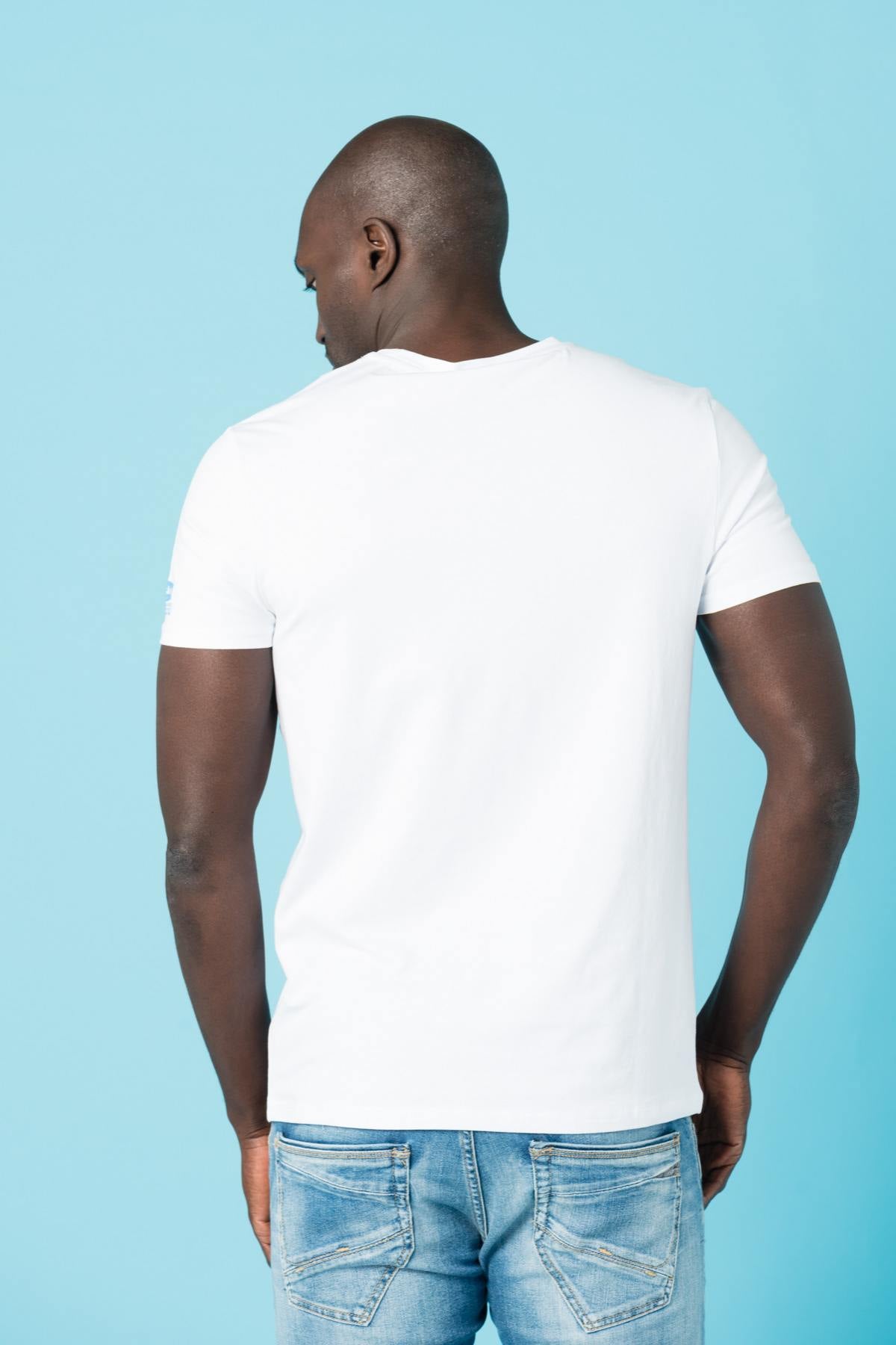 White short-sleeved t-shirt - Image n°3