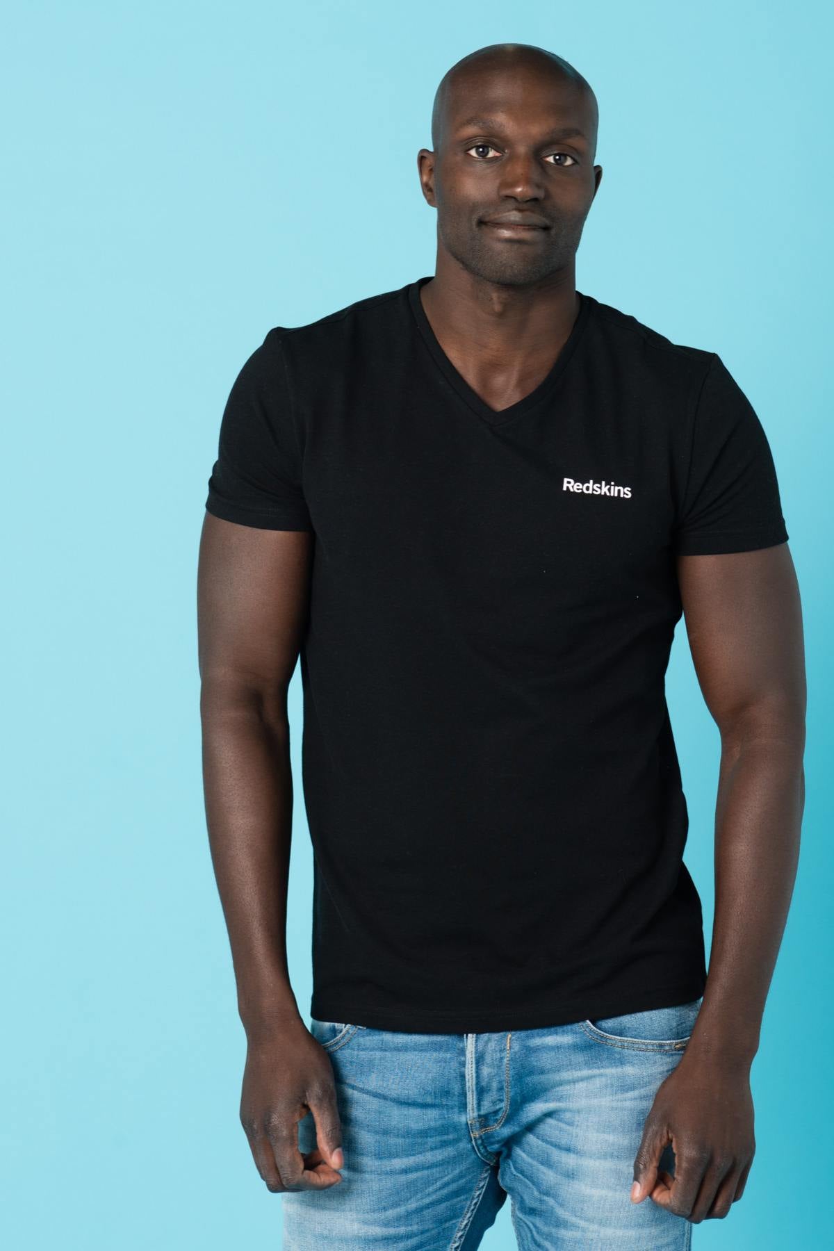 Black short-sleeved t-shirt - Image n°1